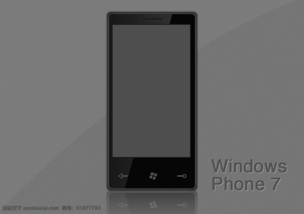 windows 手机psd 手机 系统psd phone7 系统 黑色外观 app