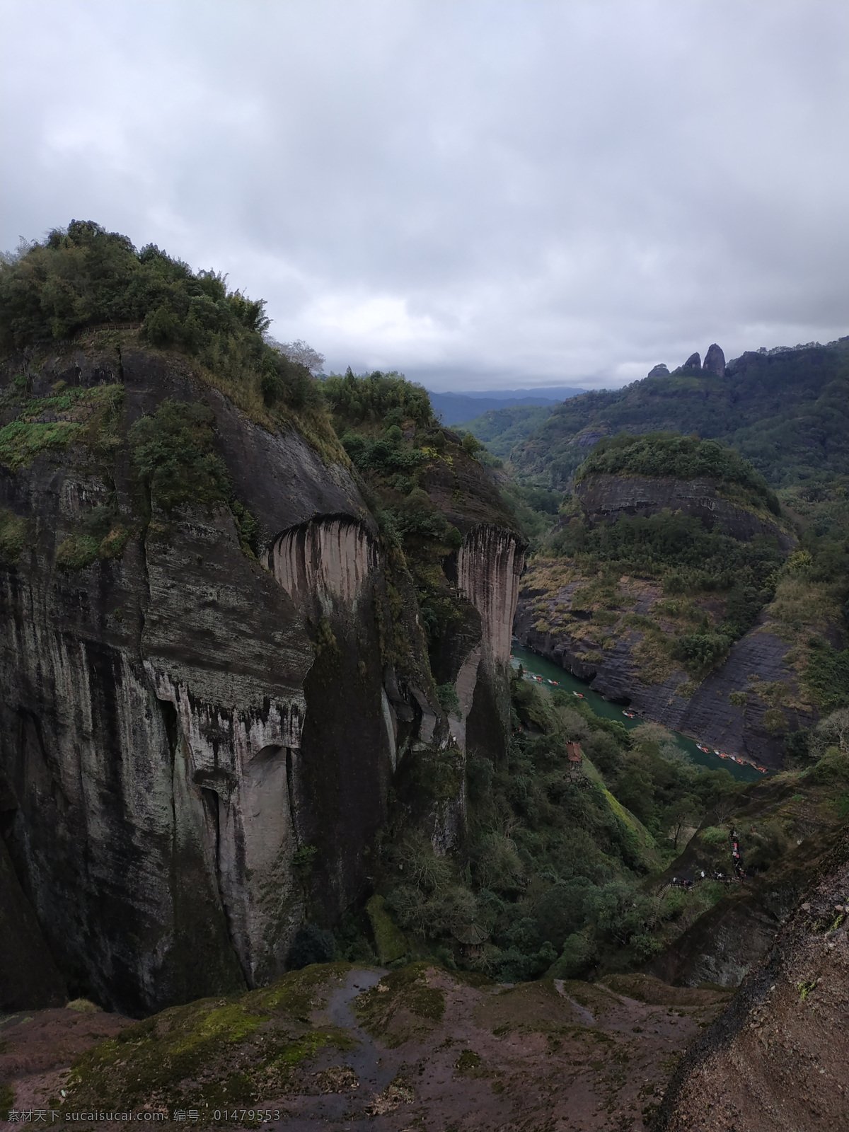 武夷山隐屏峰 武夷山 溪水 大雾 云海 亭 丹霞地貌 河滩 隐屏峰 自然景观 风景名胜