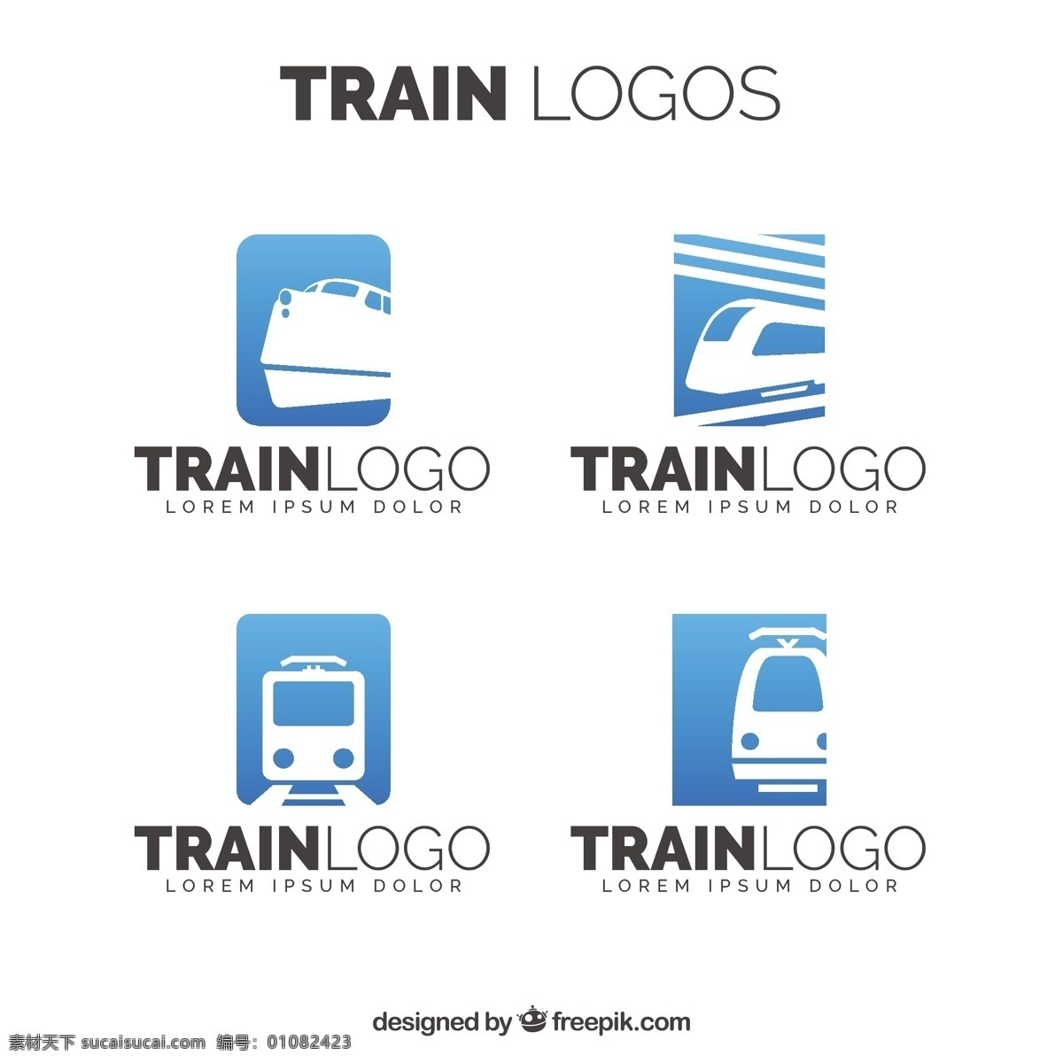 各种列车标志 标志 商务 旅游 线路 标签 标识 火车 企业 公司 企业形象 品牌 现代 速度 运输 机器 符号 身份 旅游标识 旅行