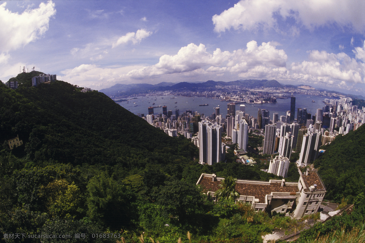 香港 城市 鸟瞰 城市风光 高楼大厦 建筑 风景 繁华 繁荣 鸟瞰力 蓝天白云 城市环境 灯火辉煌 摄影图 高清图片 环境家居