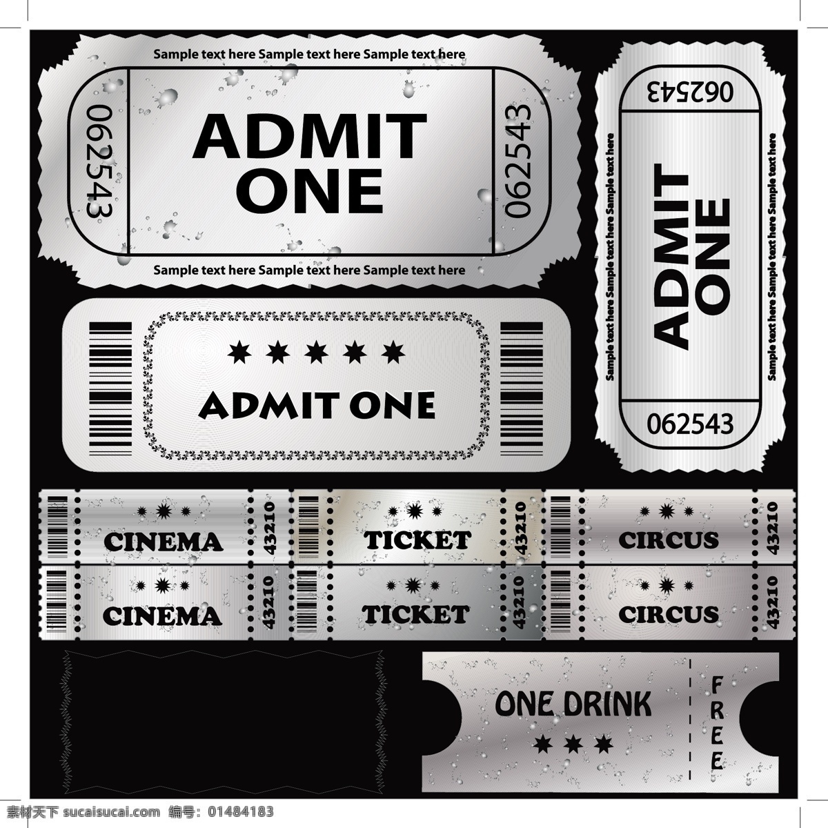 欧洲 美国 电影票 剪辑 艺术 电影 夹子 票 欧洲欧洲 美国电影 票夹子 免费 电影票卡 剪贴 画 向量的电影票 矢量图 其他矢量图