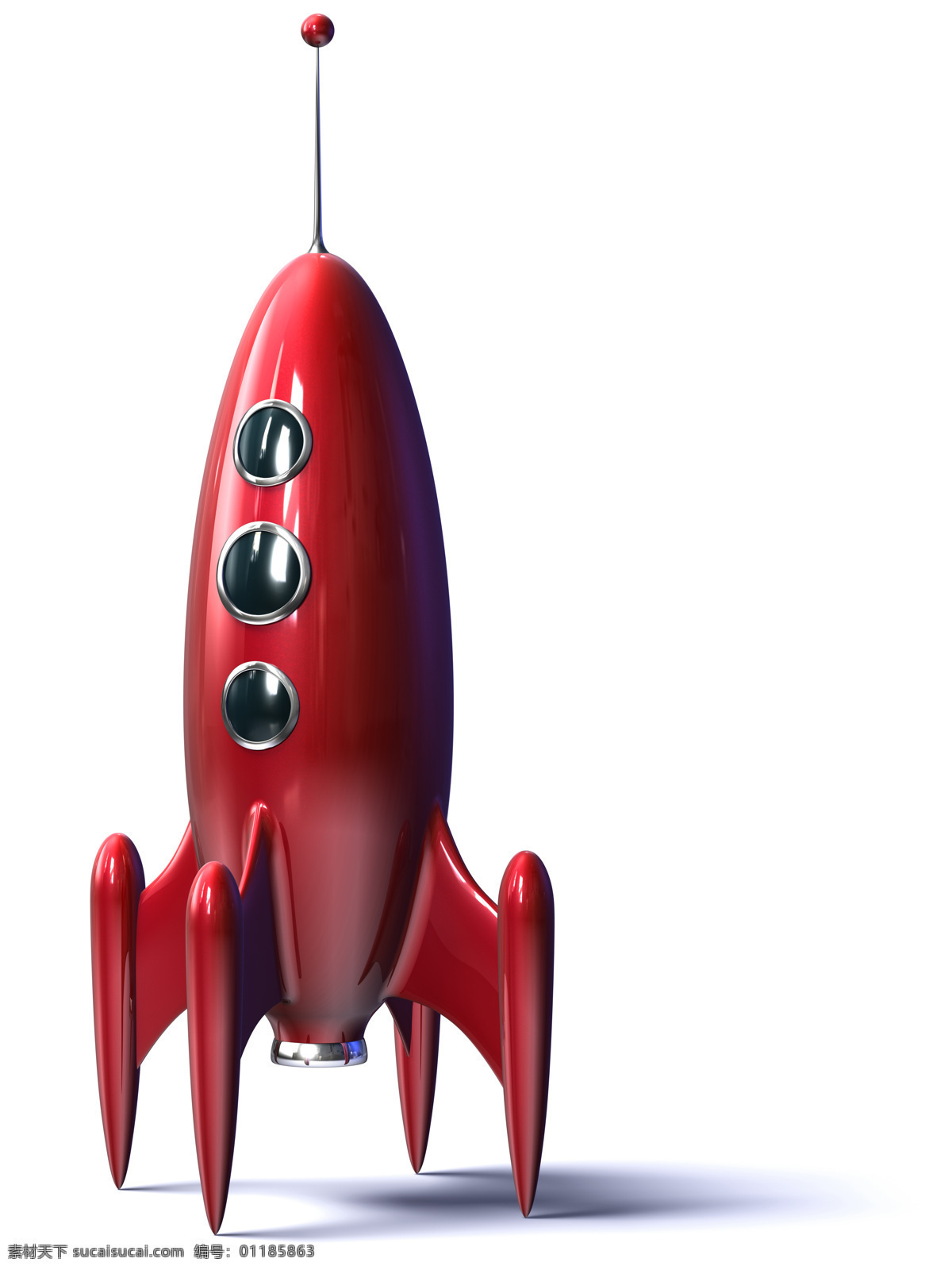 红色 火箭 玩具 模型 红色模型 火箭模型 科幻玩具 宇宙太空 环境家居