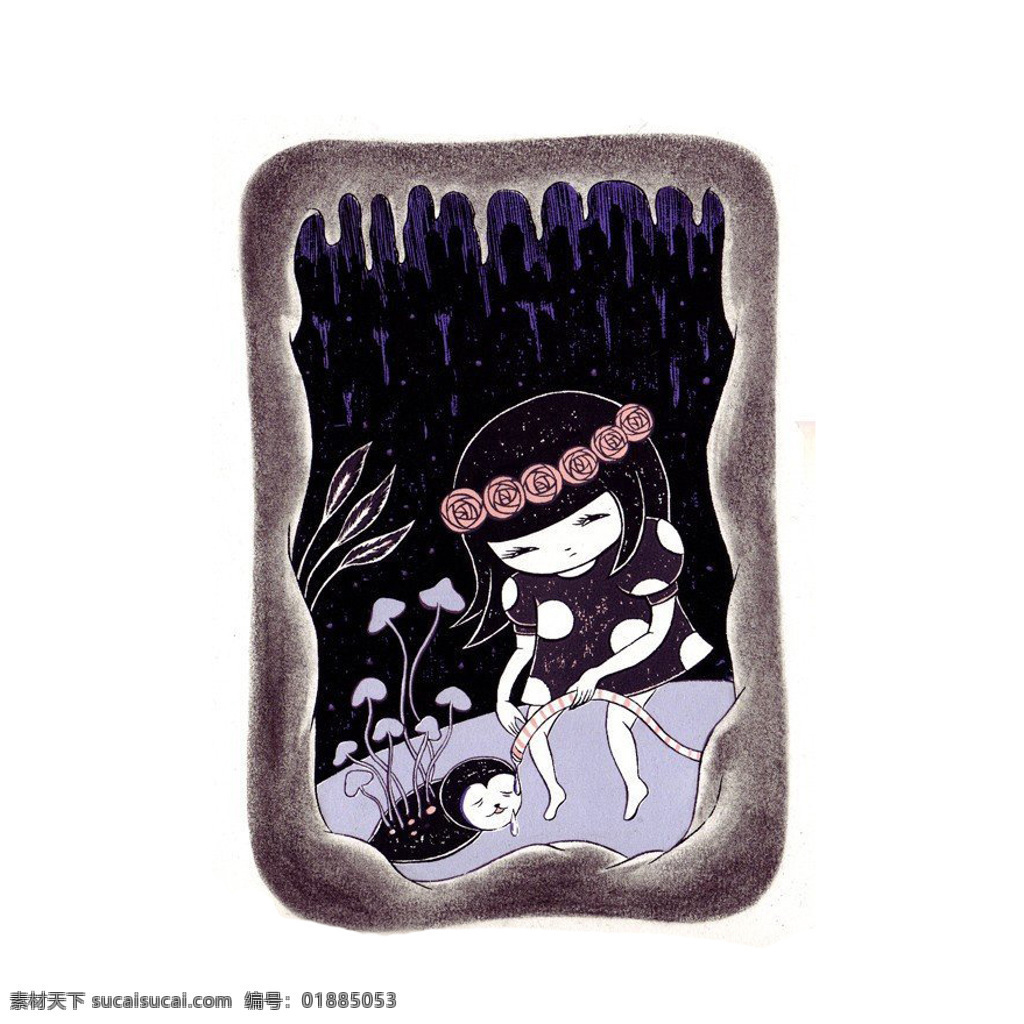 位图免费下载 服装图案 日本 位图 插画师 aya 面料图库 服装设计 图案花型