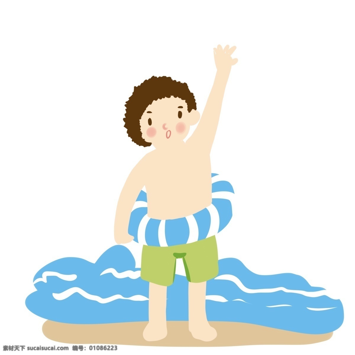 夏日 海边 游泳 少年 夏天来了 吃西瓜 人物 夏天 夏季 夏至 大暑 小孩 小暑 清爽 草丛 草地 西瓜 解暑 零食