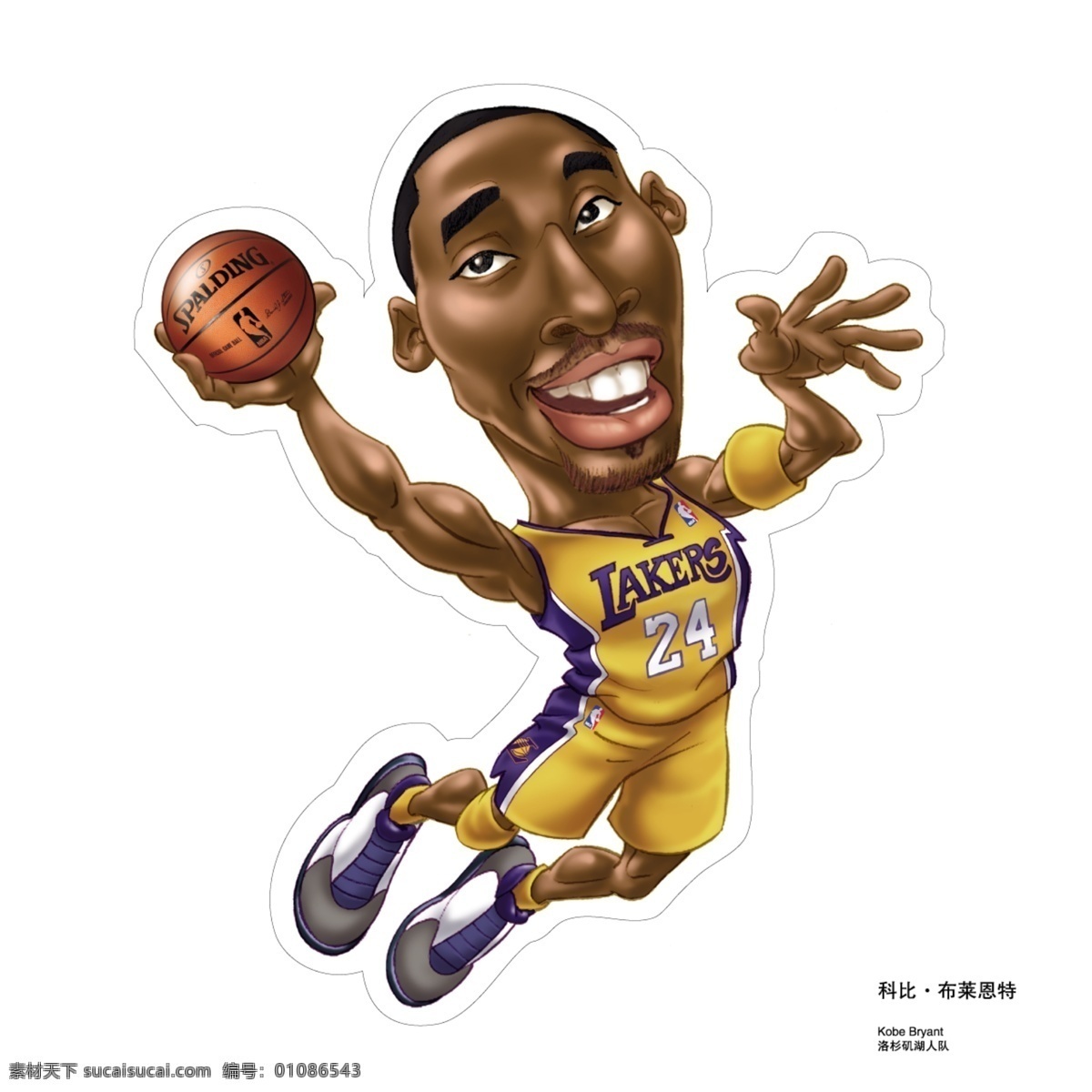 nba人物 科比 nba 人物 卡通 nba球星 动漫 球星 动漫人物 动漫动画