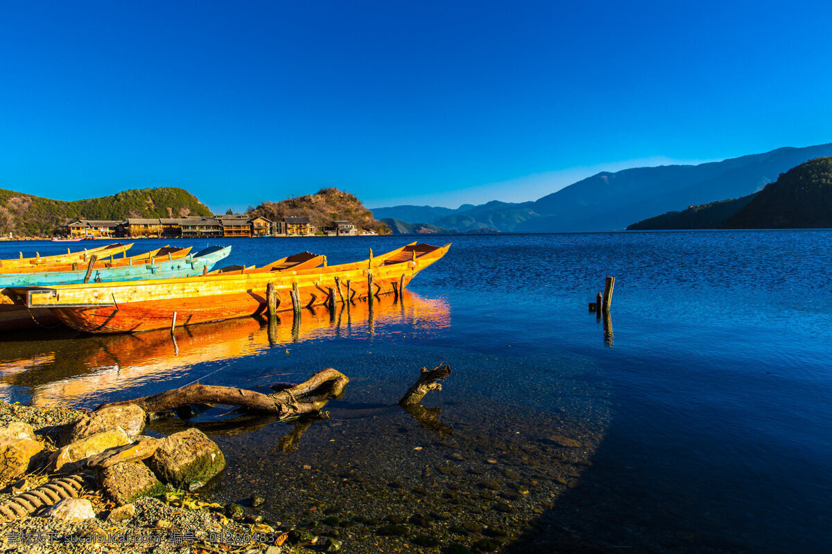 四川 泸沽湖 风景