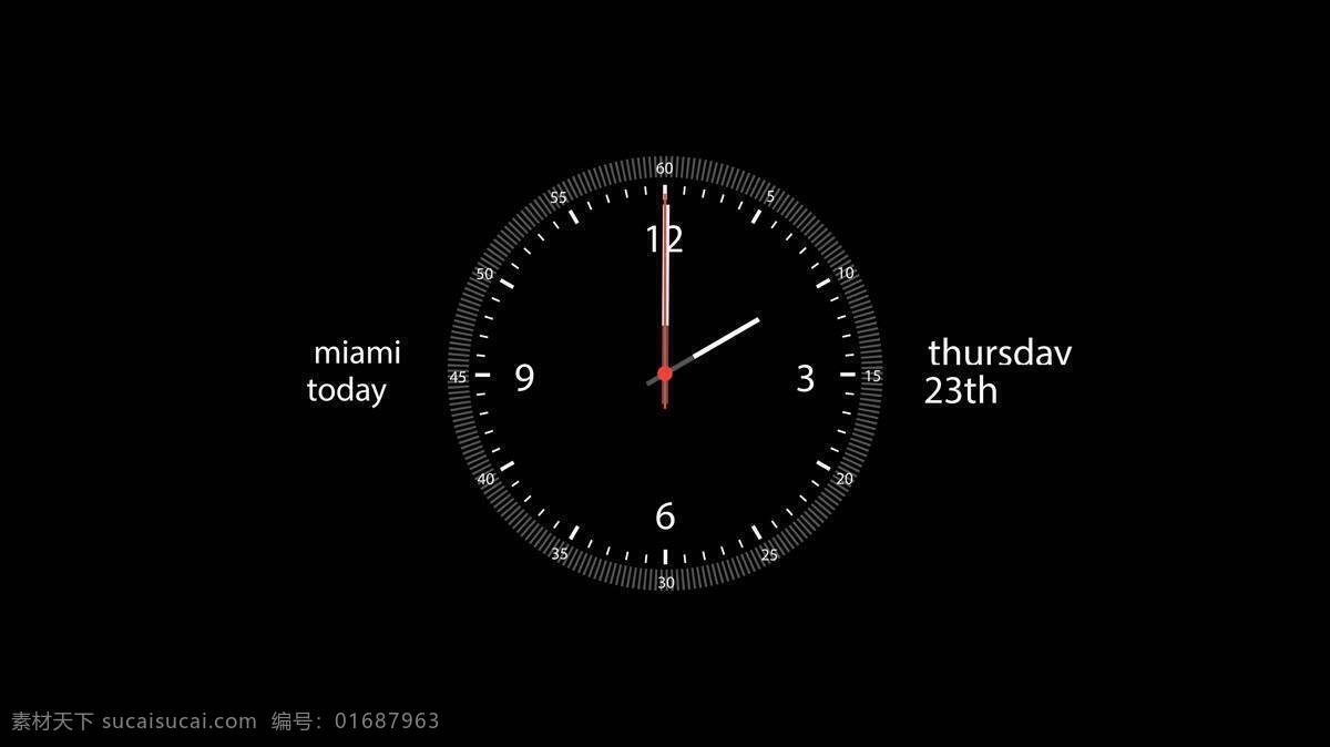 各式 钟表 动画 制作 ae 模板 时钟 表盘 日历 手表 倒计时 时间 秒表 计时 倒数