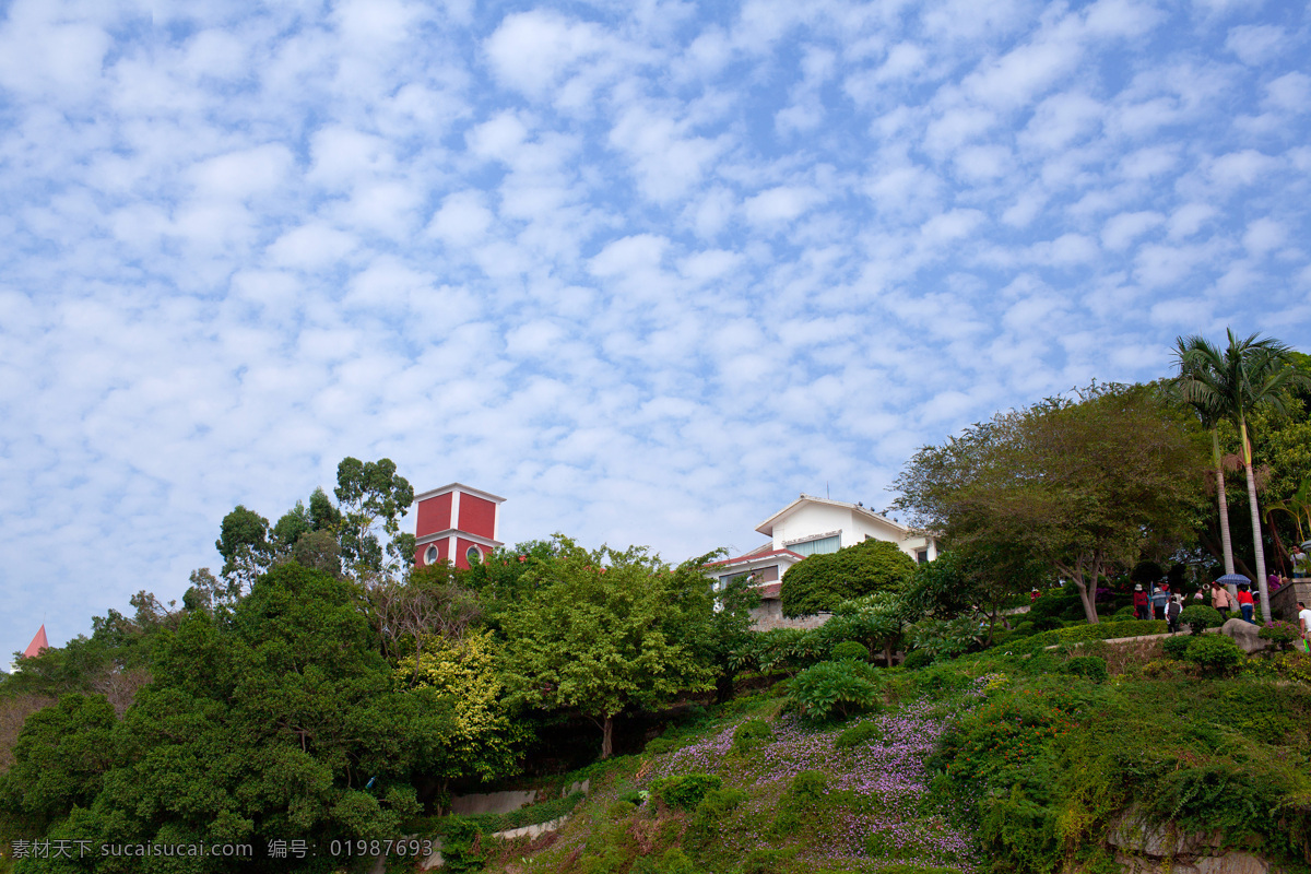 厦门 鼓浪屿 风景 夏日 日光 晴朗 优美 画面 欣赏 美丽 鲜艳 色彩 高清 大图 清晰 白云 蓝天 博物馆 风琴 旅游摄影 自然风景