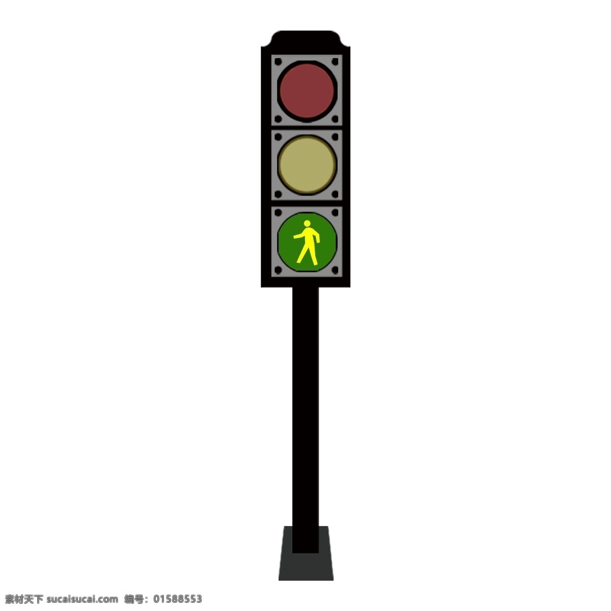 卡通 简约 交通 红绿灯 装饰 交通红绿灯 卡通元素 手绘元素 免 扣 透明元素