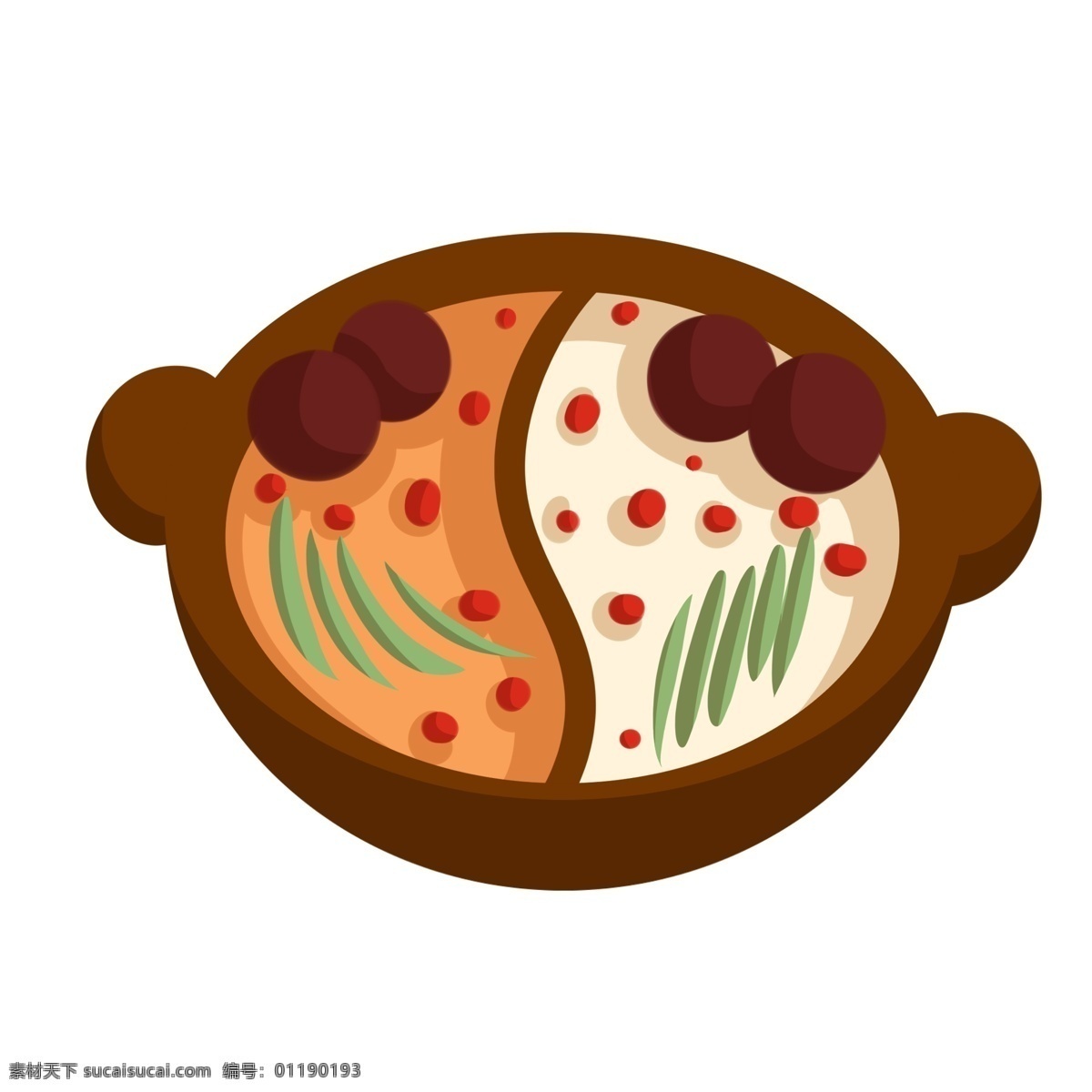 漂亮 火锅 手绘 插画 手绘火锅 卡通火锅 火锅插画 火锅装饰 漂亮的火锅 营养火锅 健康火锅 黄色的绳子