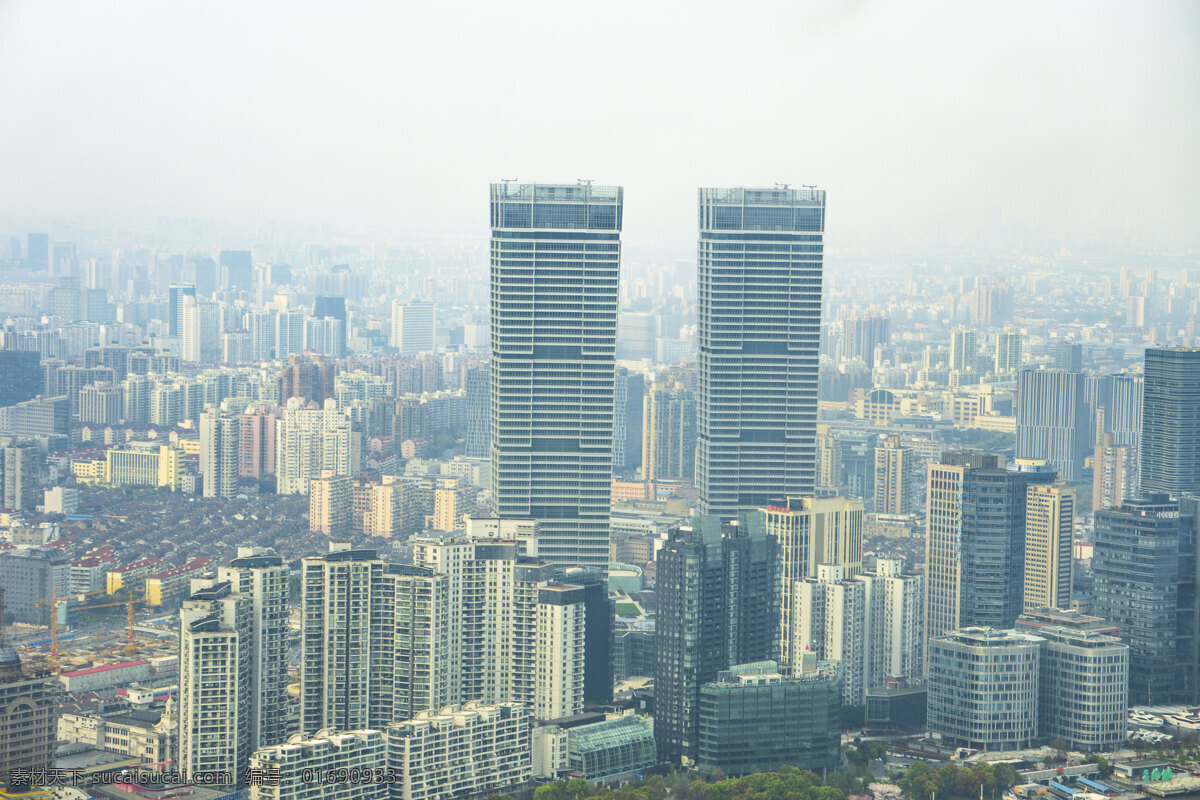 城市 建筑 楼群 上海 高楼 商务 徐家汇 千库原创 风景
