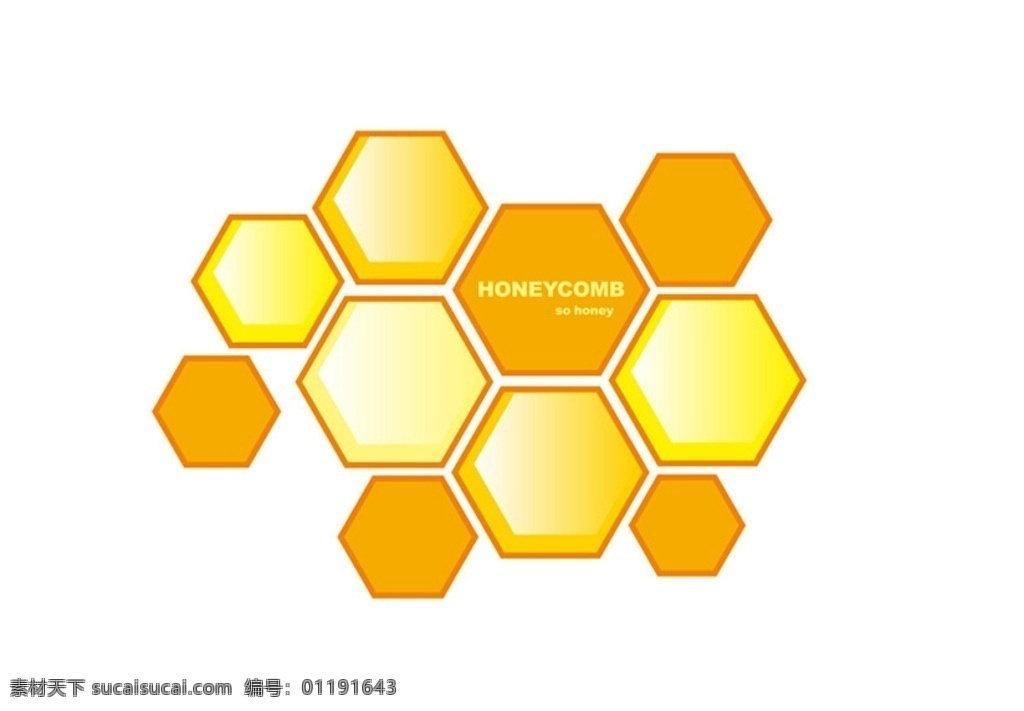 时尚 蜂窝 排版 框架 六边形 排布 蜂蜜 海报