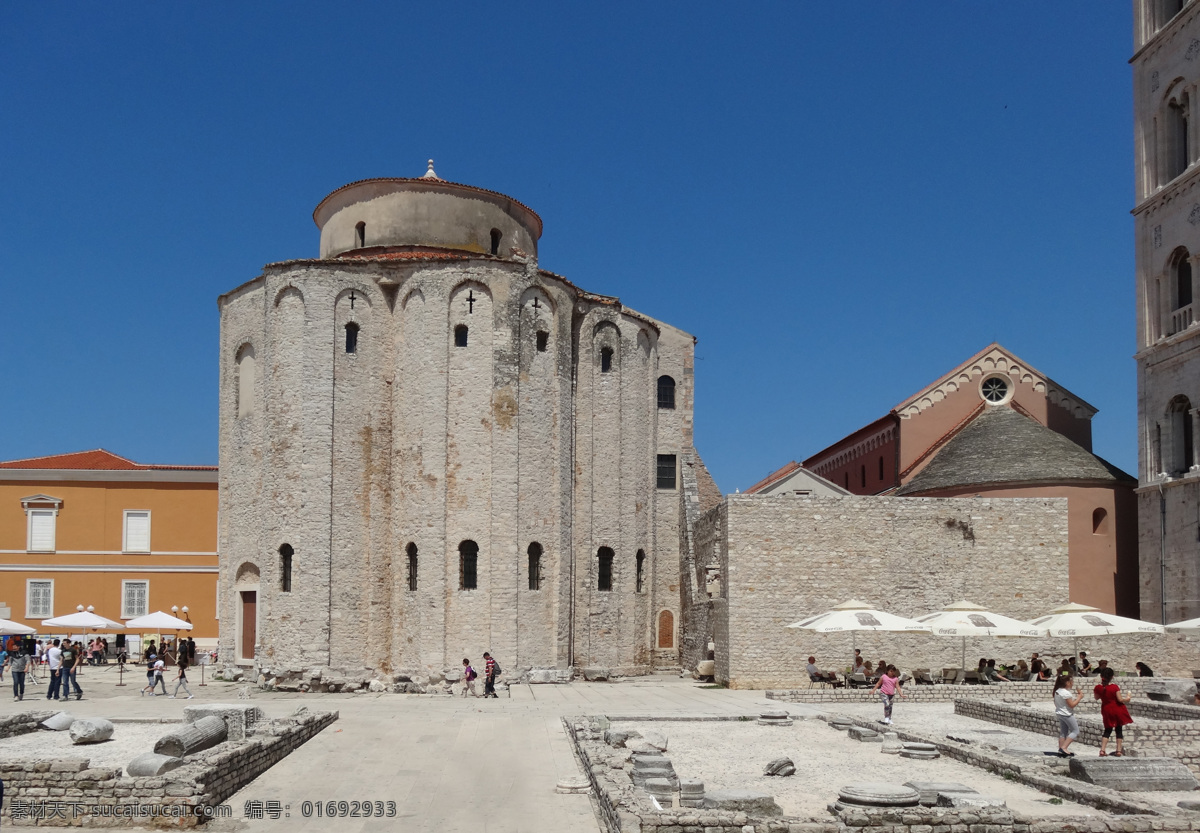 古罗马遗址 克罗地亚 札达尔 名镇 古城 古建筑 中世纪建筑 克罗地亚风光 国外旅游 旅游摄影