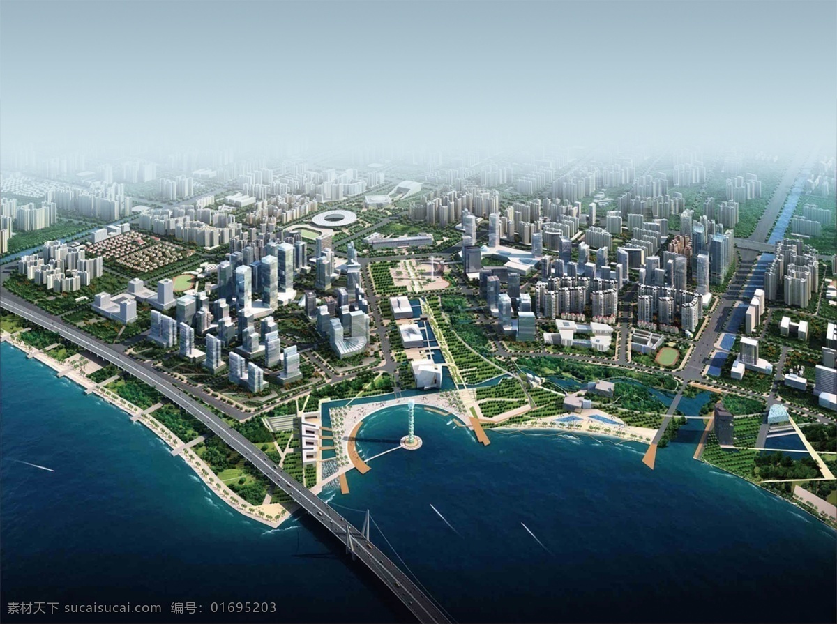 深圳前海 高清图 效果图 前海湾 前海 3d设计 3d作品