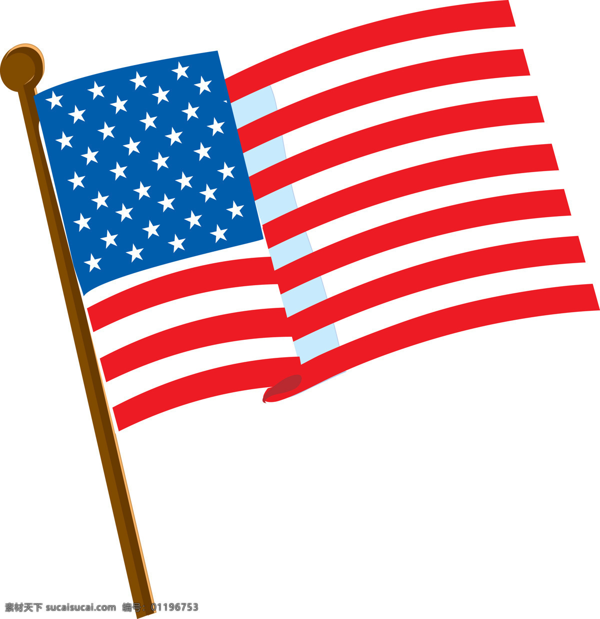 美国国旗 美国 国旗 欧美 国旗素材 公共标识标志 标志图标