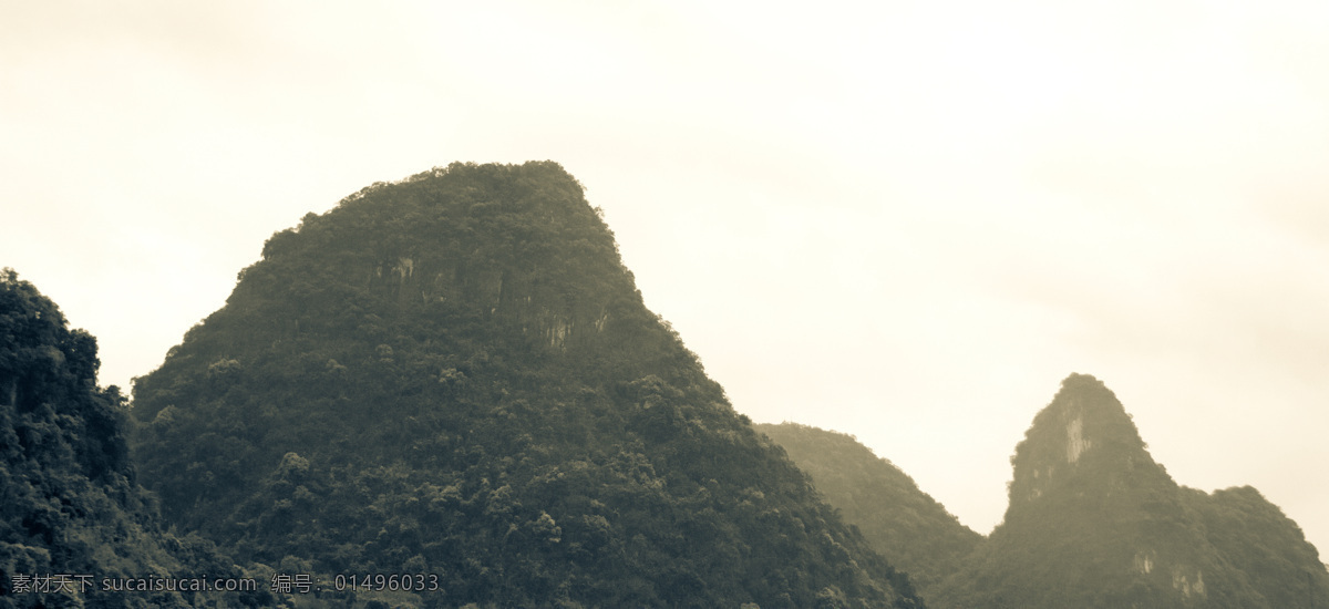 黑白 复古 风格 山峰 风景 商用 背景 图 山 古典 古风 风光