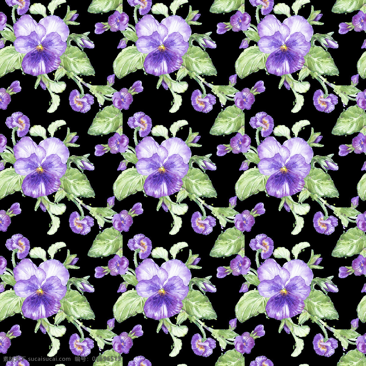 紫色 清新 小 花朵 透明 清新风格 小碎花 透明素材 装饰素材