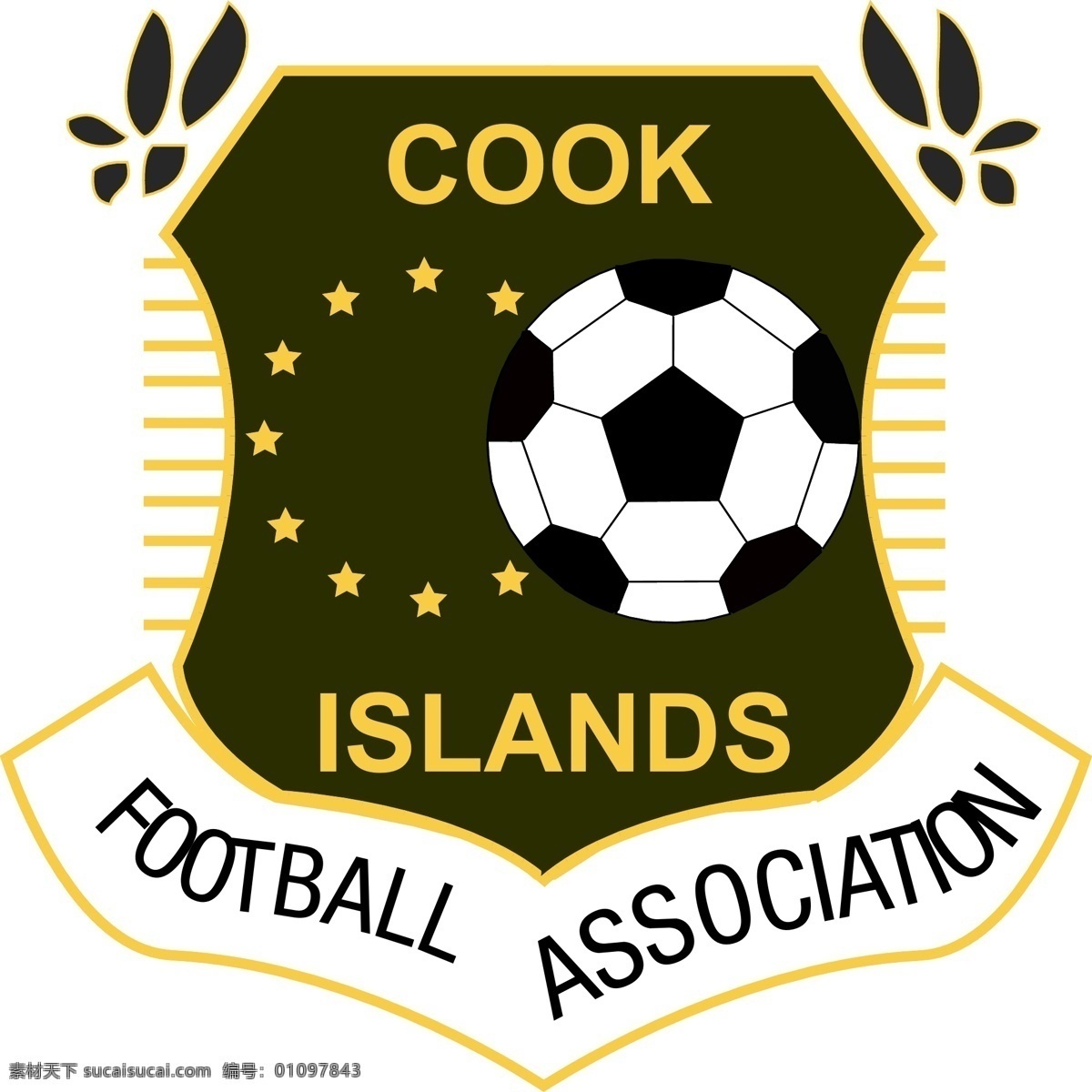 f i 库克群岛 足球 协会 c 免费 c.i.f.a. 标志 自由 psd源文件 logo设计