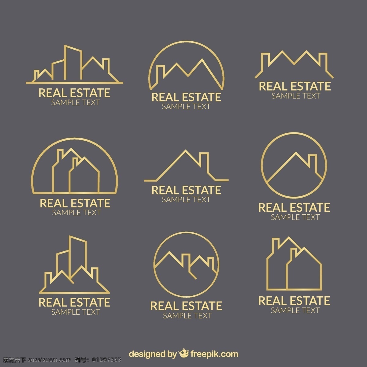 概述 真正 国家 标志 模板 标识 商业 销售 黄金 建筑 家庭 房地产 企业 投资 财产 结构 概念 概要 外部 灰色