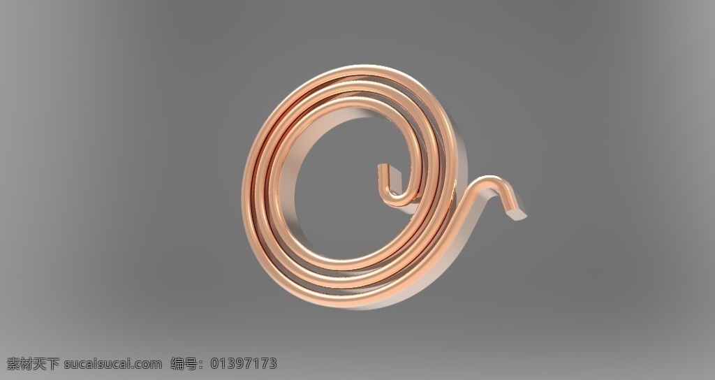春天 type1 弹簧 3d模型素材 其他3d模型
