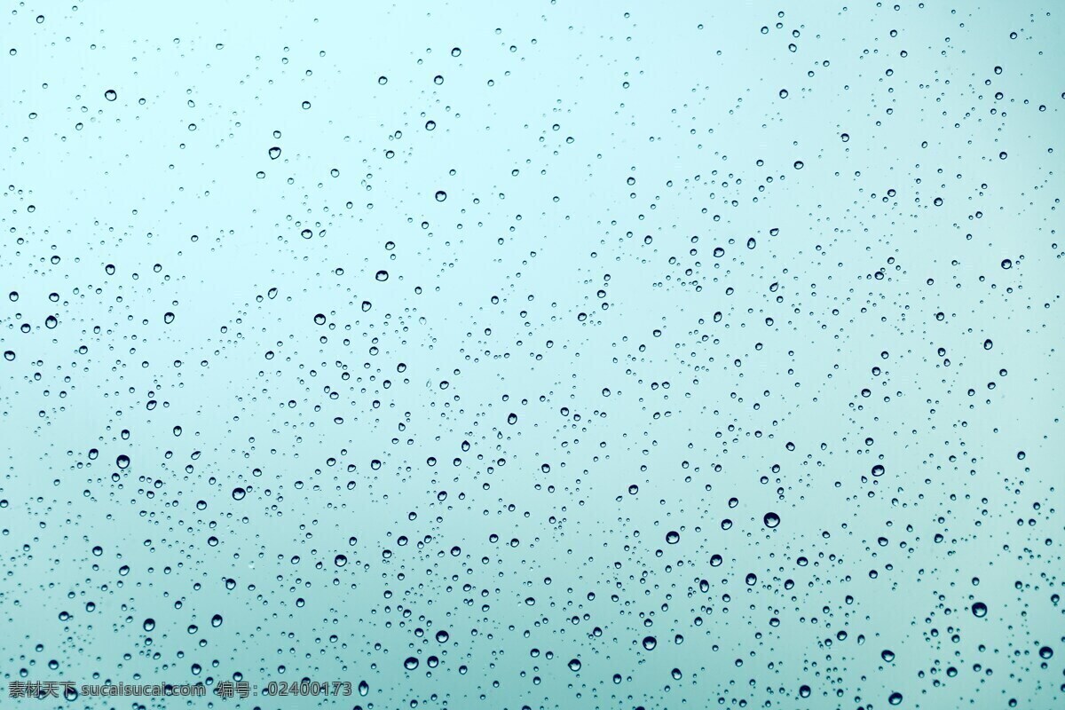 水滴 水珠 水底气泡 蓝色 大量水珠 装饰物 底纹边框 背景底纹