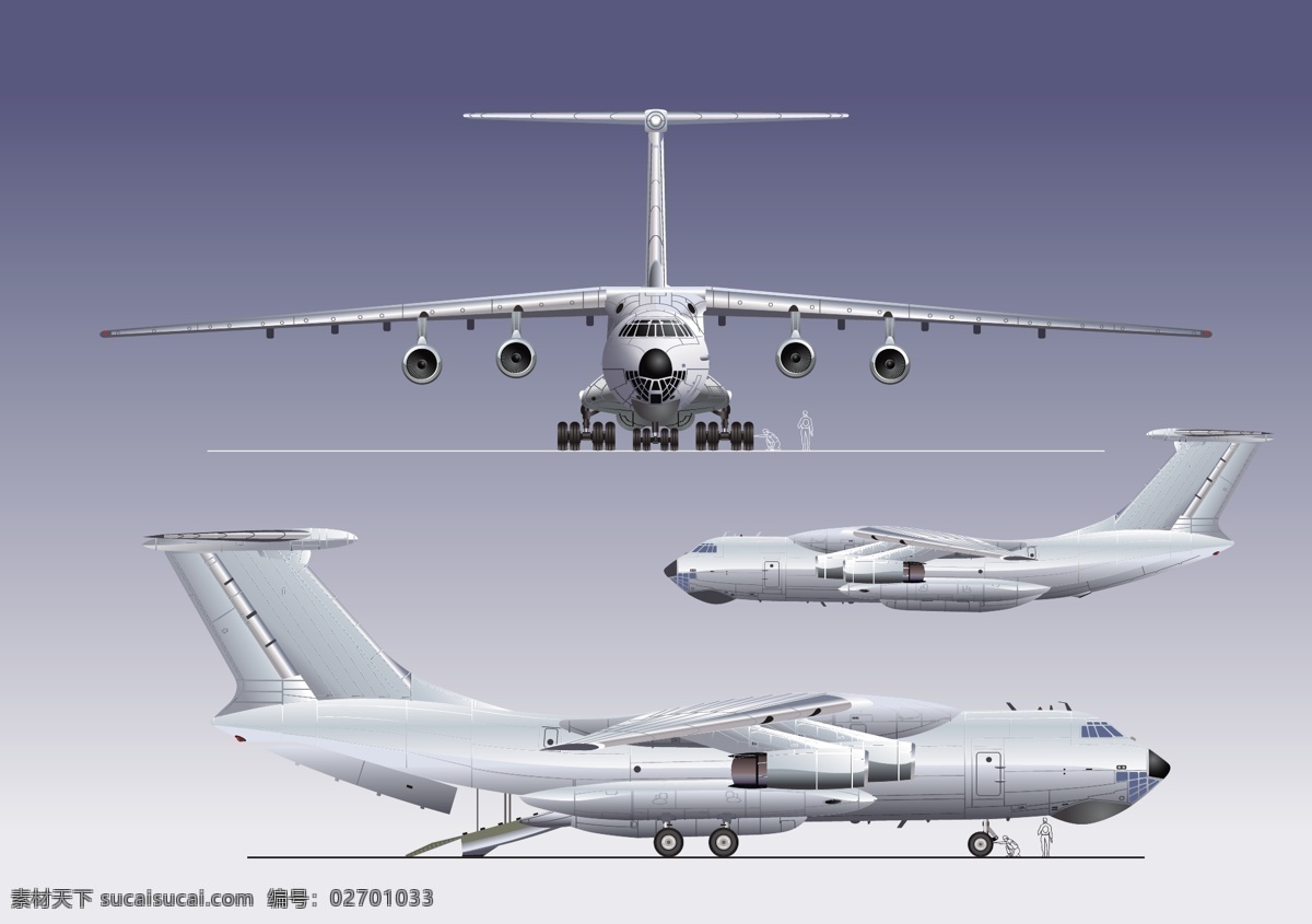 逼真 飞机 矢量 飞行 航天飞机 客机 矢量交通工具 检修 矢量图 现代科技