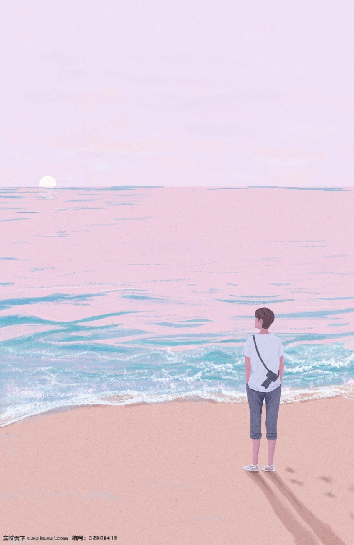 日出 初 海边 唯美 海景 安静