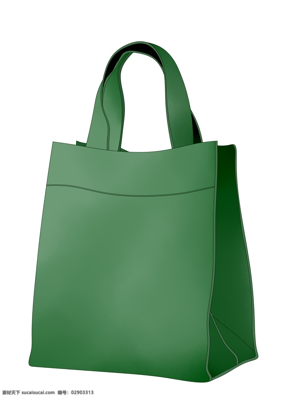 绿色环保 手提袋 插画 环保手提袋 卫生日 绿色手提袋 袋子插画 环保袋 购物袋