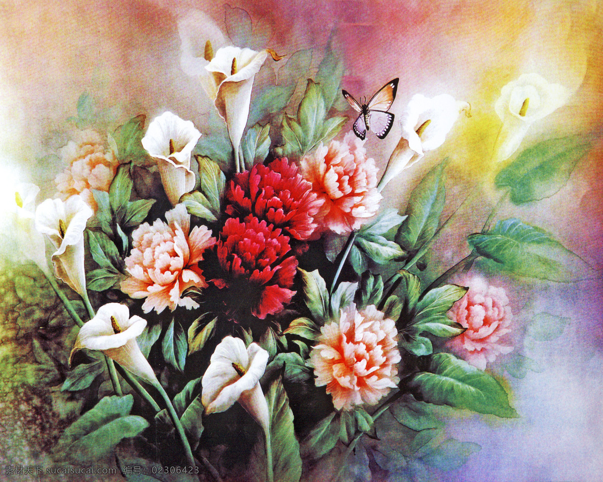 油画 鲜花 名画 艺术 绘画 文化艺术 艺术画 艺术品 世界名画 书画文字