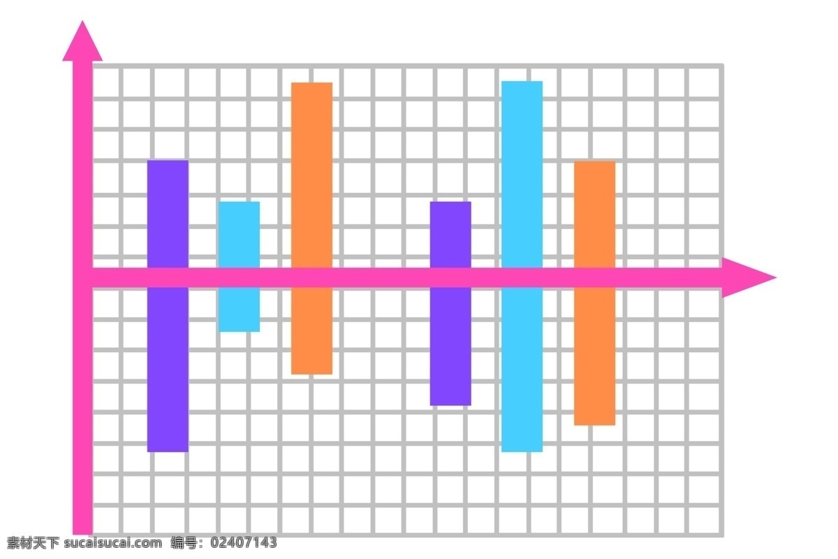 直线 箭头 图表 插图 紫色直线 直线图表 箭头图表 格子图表 彩色立体图表 信息图表 分类标签 彩色图表