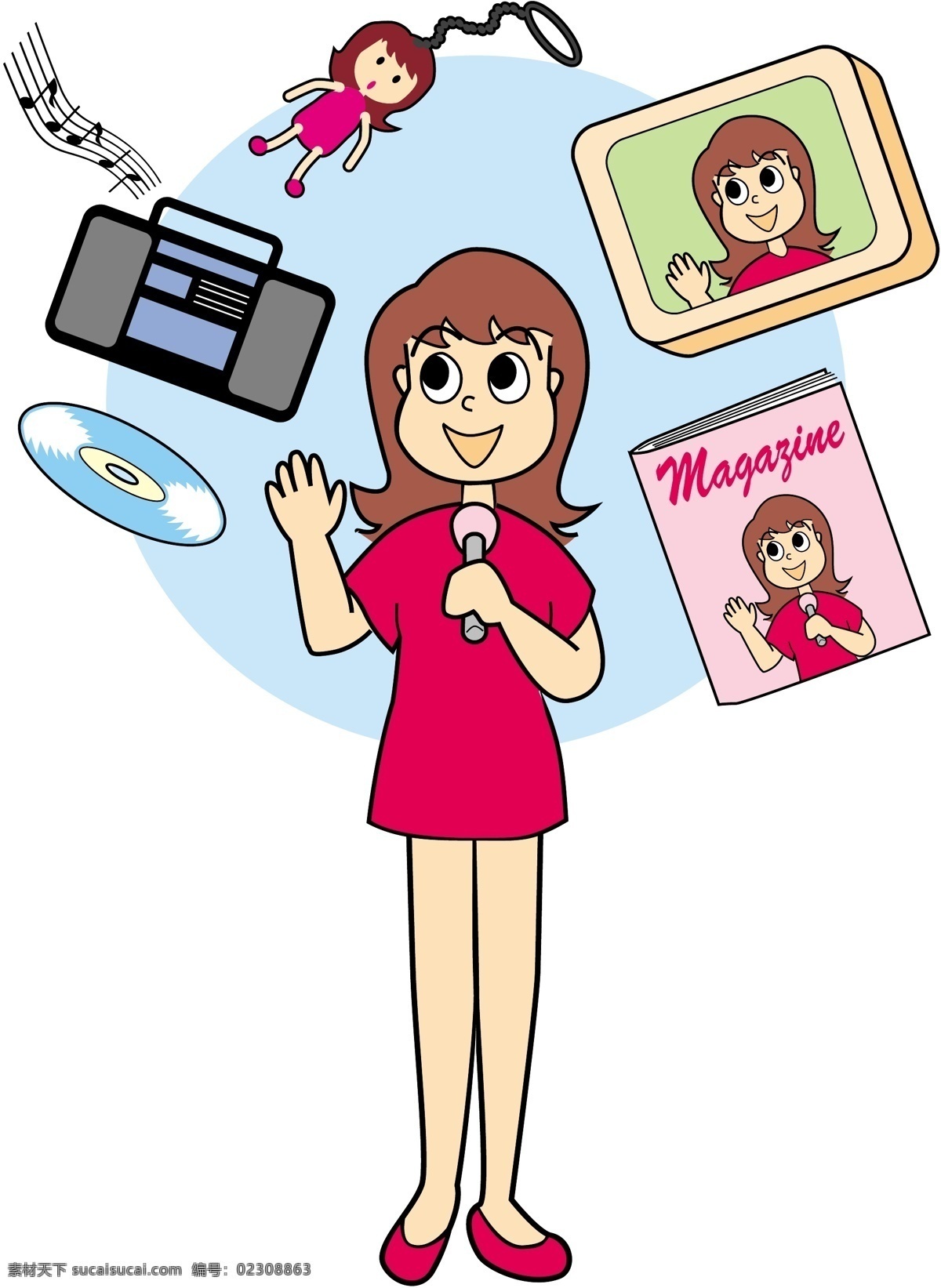 插画 漫画 其他矢量 矢量插画 矢量漫画 矢量素材 矢量图 矢量图库 歌手 歌星 矢量 模板下载 歌手歌星漫画 文化素材插画 文化素材漫画 插画集