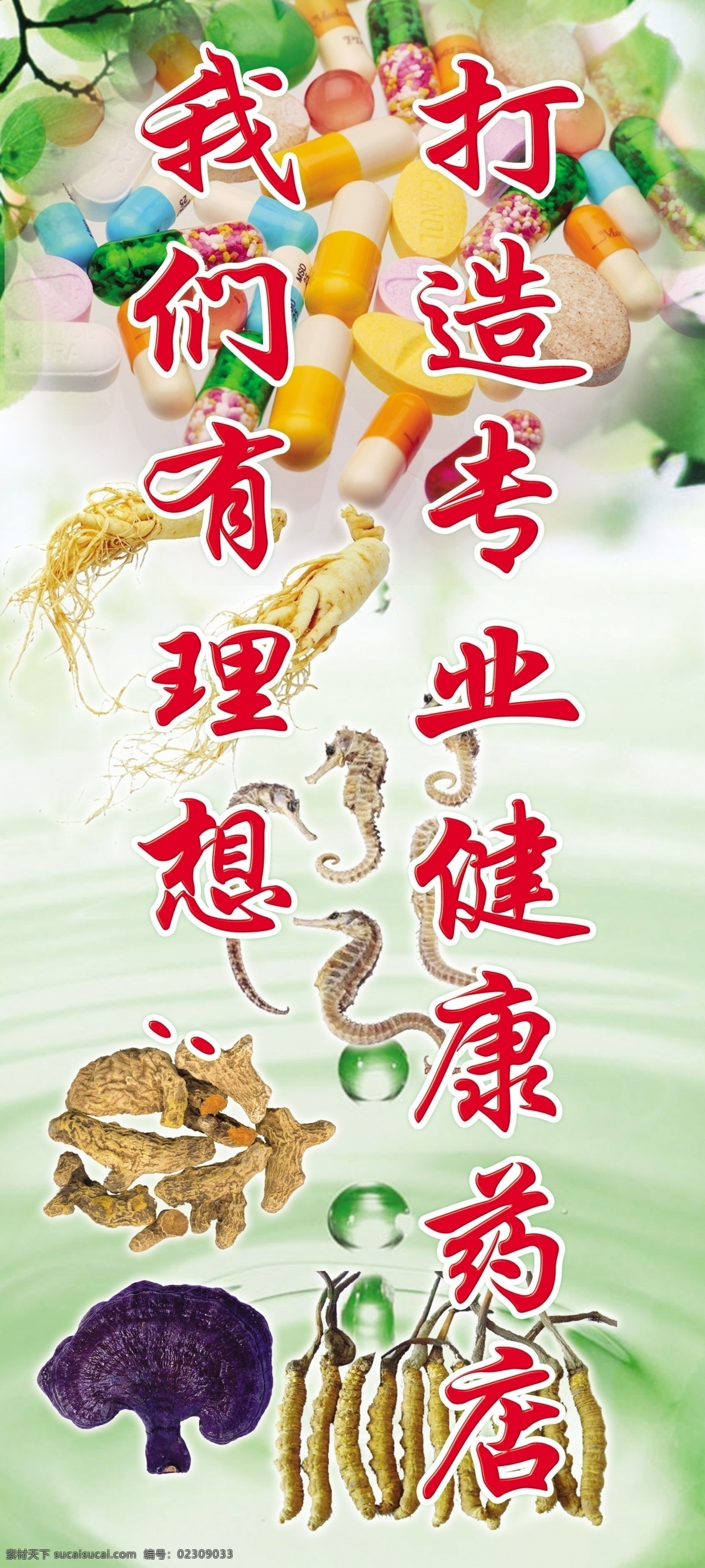 药店 西药 药材 国内广告设计 广告设计模板 源文件