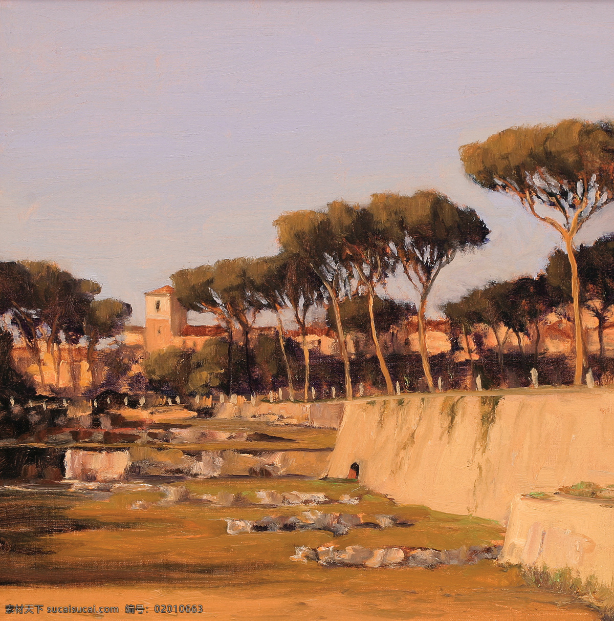 公路 景色 高清风景油画 公路景色 油画素材下载 油画 公路景色油画 装饰素材