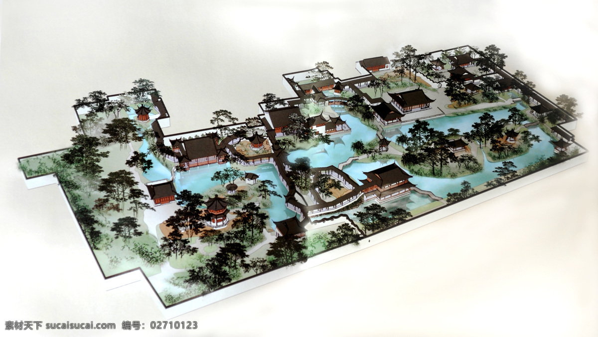 苏州园林 效果图 苏州 园林 园林效果图 园林建筑 房产设计 3d设计 白色