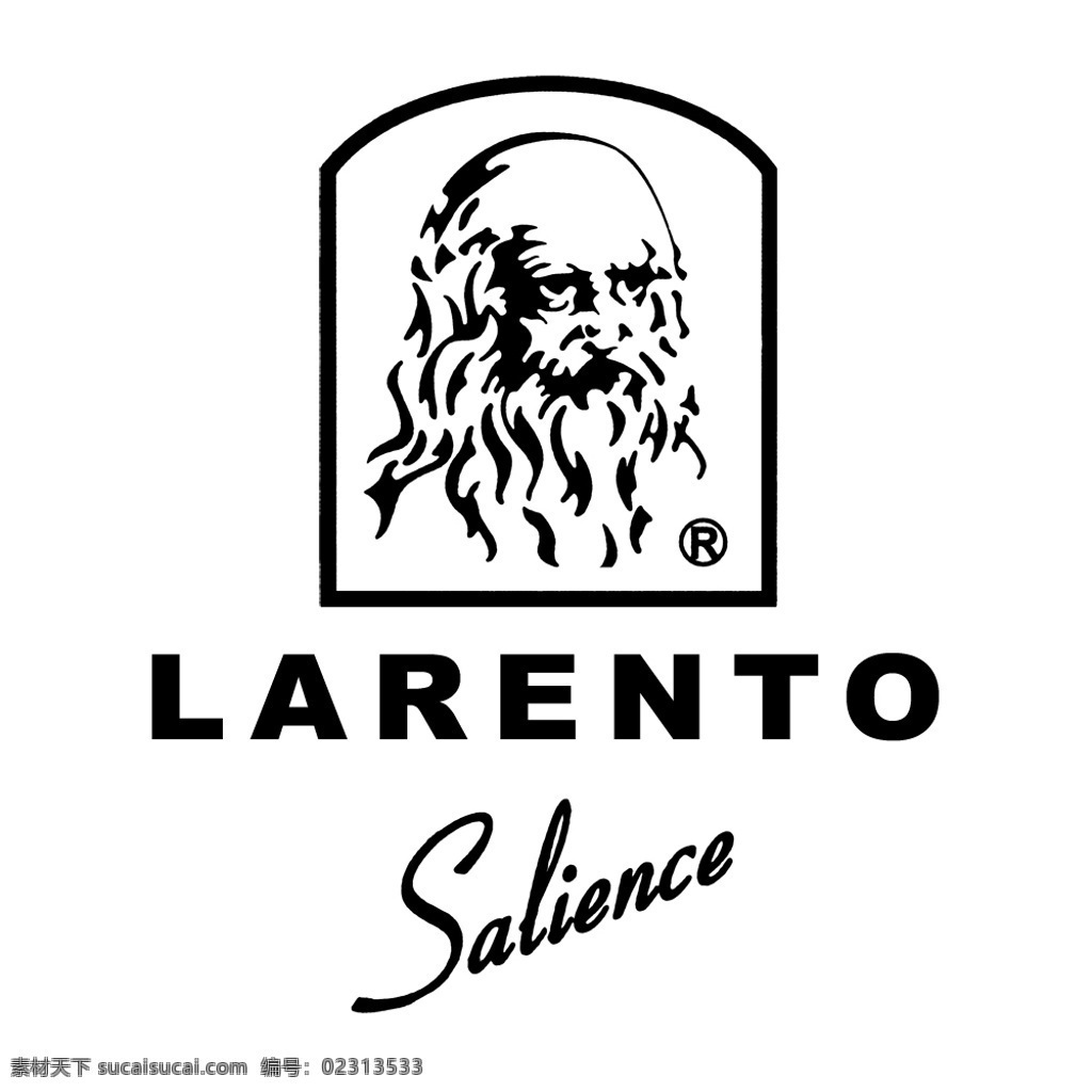 意大利 老人 头 leonardo 标识 品牌商标