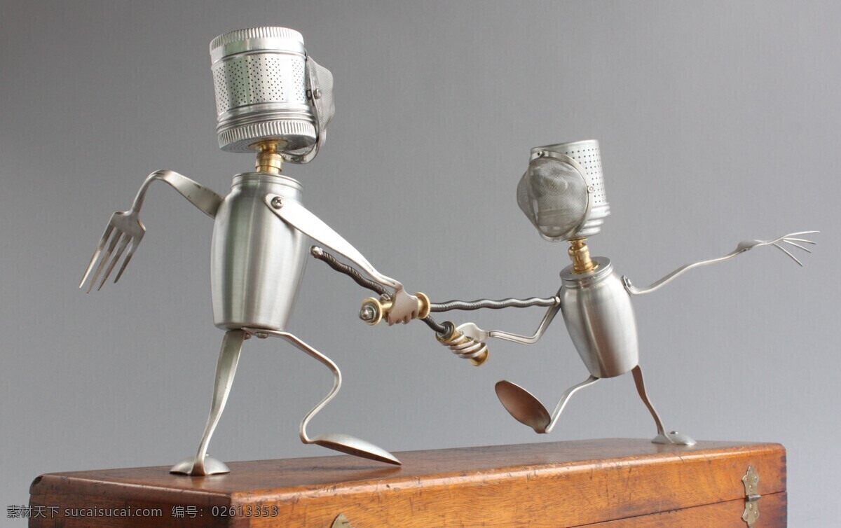 机械小人 摄影素材 艺术作品 艺术品 手工艺品 手工艺制作 机器人 工艺机器人 艺术品图片 文化艺术