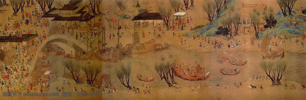 仇英 清明上河图 传统文化 文化艺术