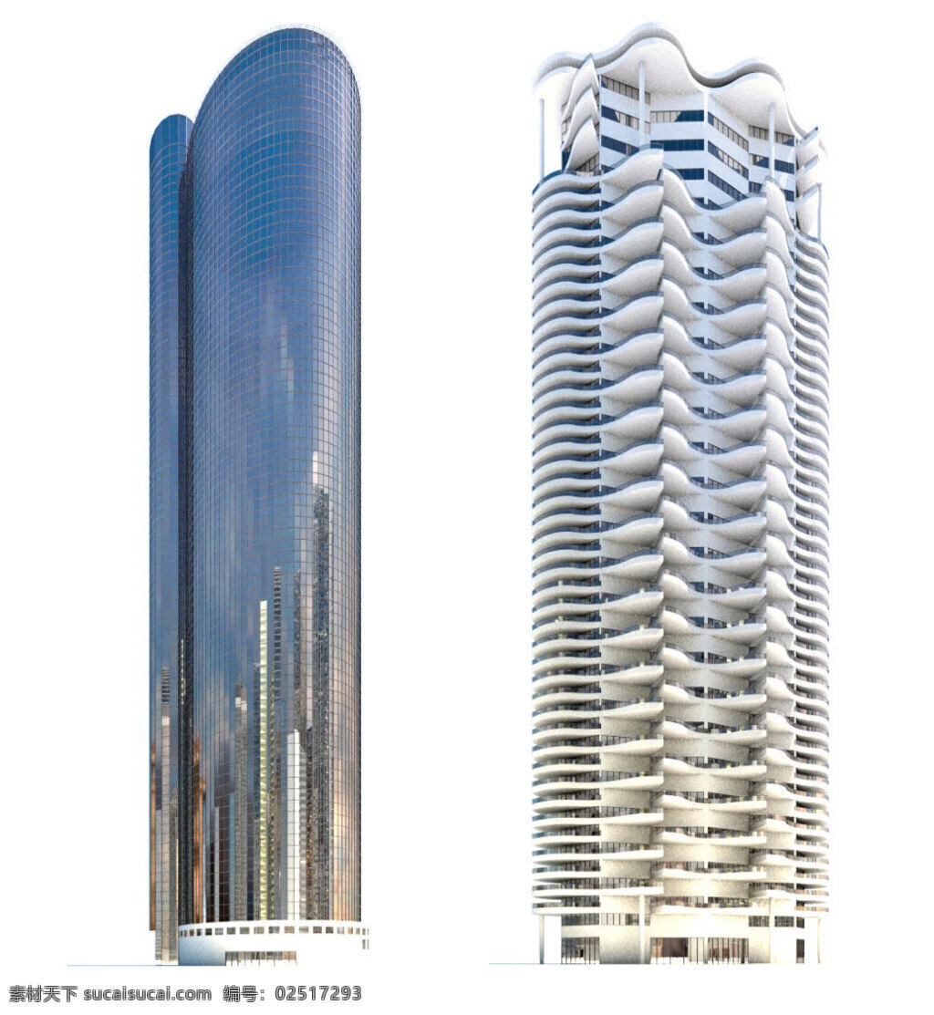 创意建筑设计 城市 高楼大厦 模型 建筑设计 摩天大楼 城市大楼 地标建筑 3d模型下载 室外设计 max 白色