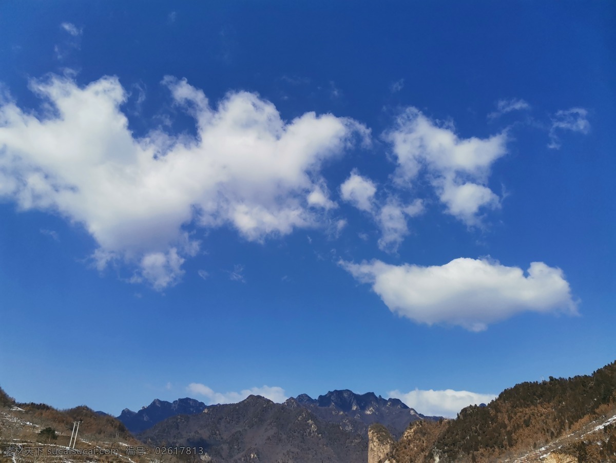 蓝天白云 蓝天 白云 蓝天白 云背景 王 厂 沟 棒 锤 崖 风景 一角 自然景观 自然风景