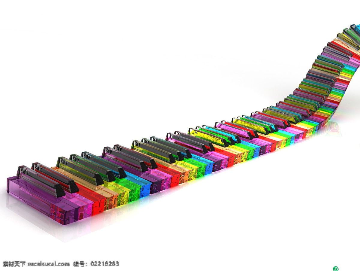 键盘 背景 钢琴 七彩 文化艺术 舞蹈音乐 绚丽 音乐 音符 psd源文件