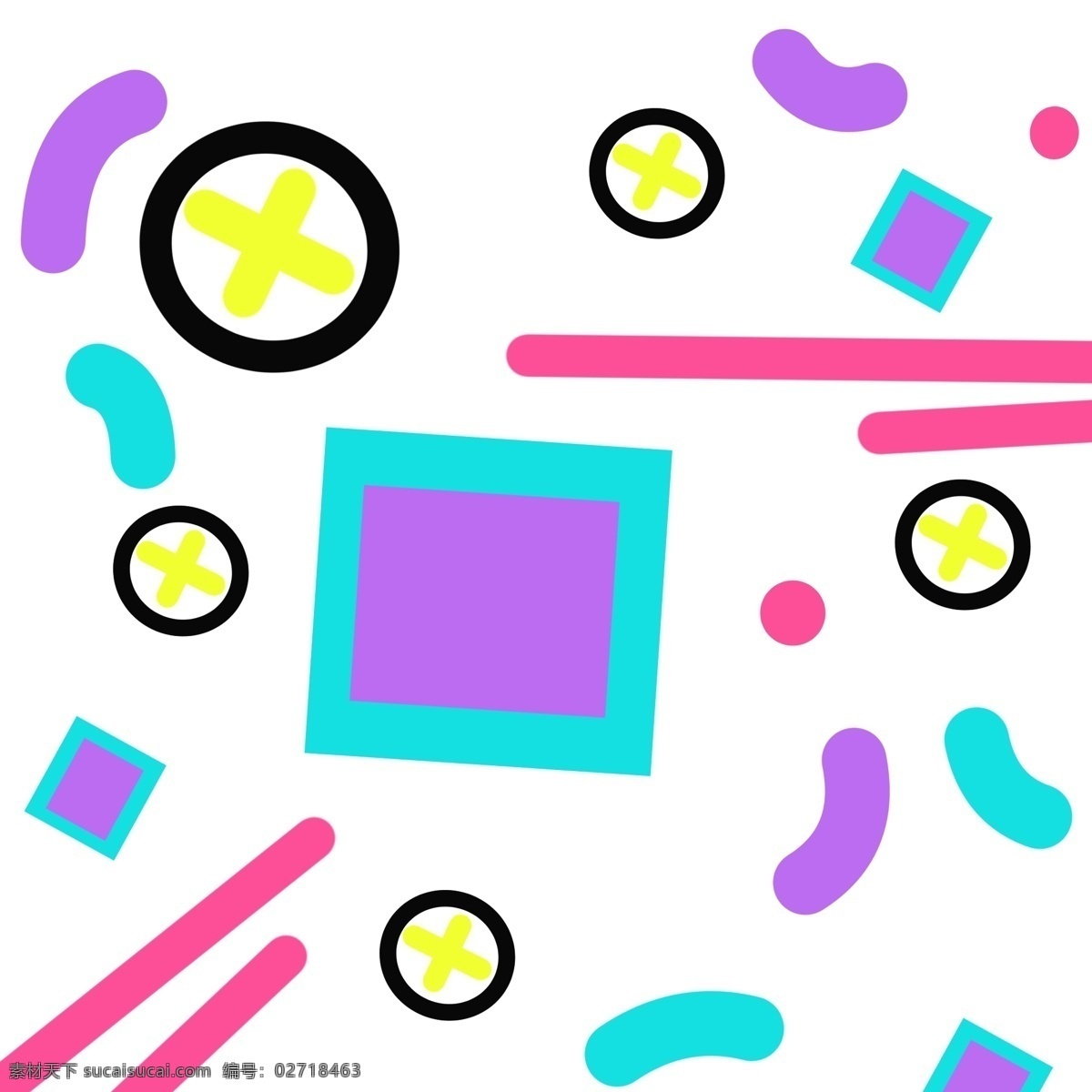 波普 漂浮 底纹 插画 波普底纹 漂浮的底纹 漂亮的底纹 创意底纹 立体底纹 精美底纹 卡通底纹 彩色的底纹