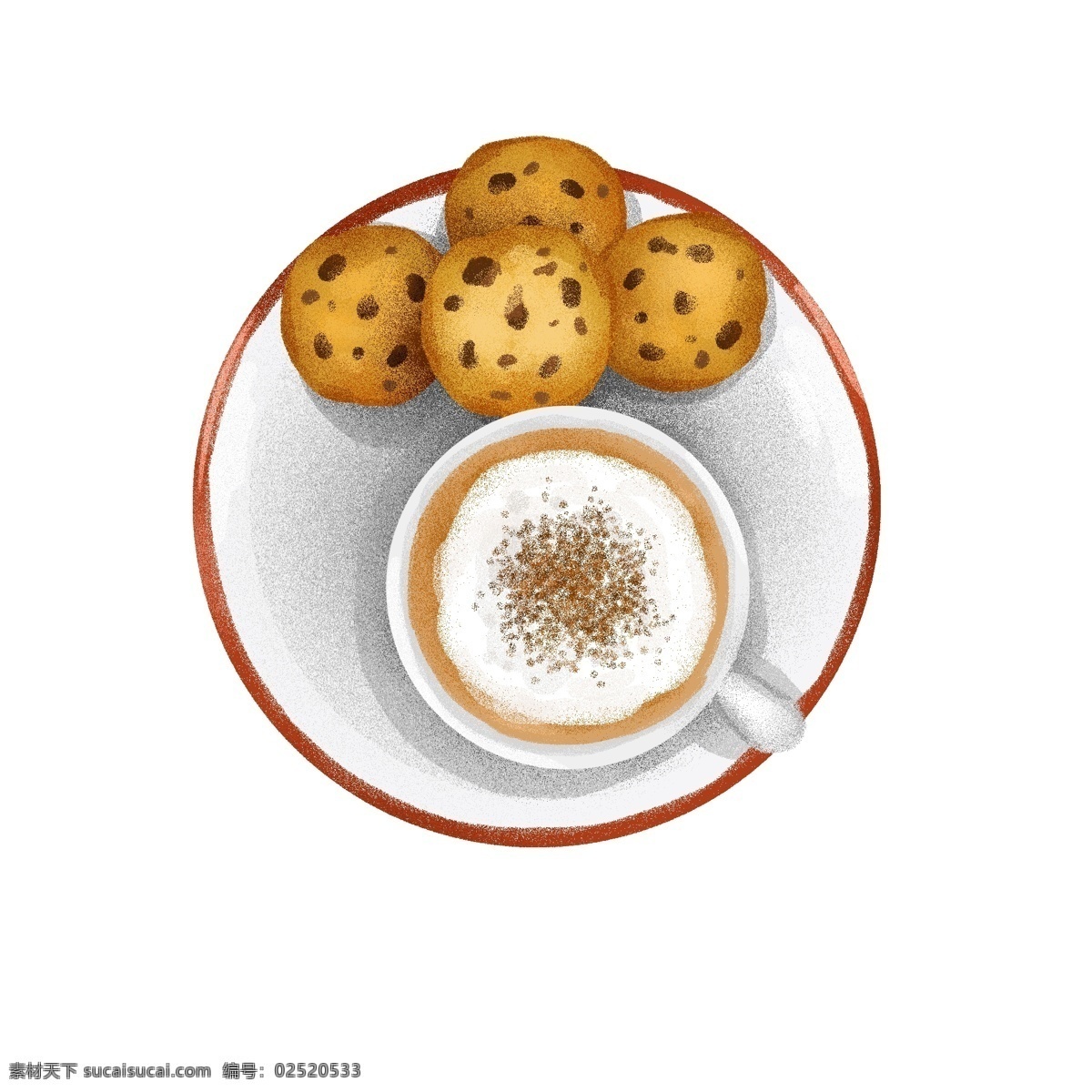 原创 肌理 风格 食物 饼干 奶茶 早餐 手绘插画 扁平化 美味创意 插画食物 食物插画 扁平化食物 扁平化插画 插画元素 食物元素 餐单插画 晚餐 午餐 俯视食物 下午茶 饼干奶茶 肌理饼干