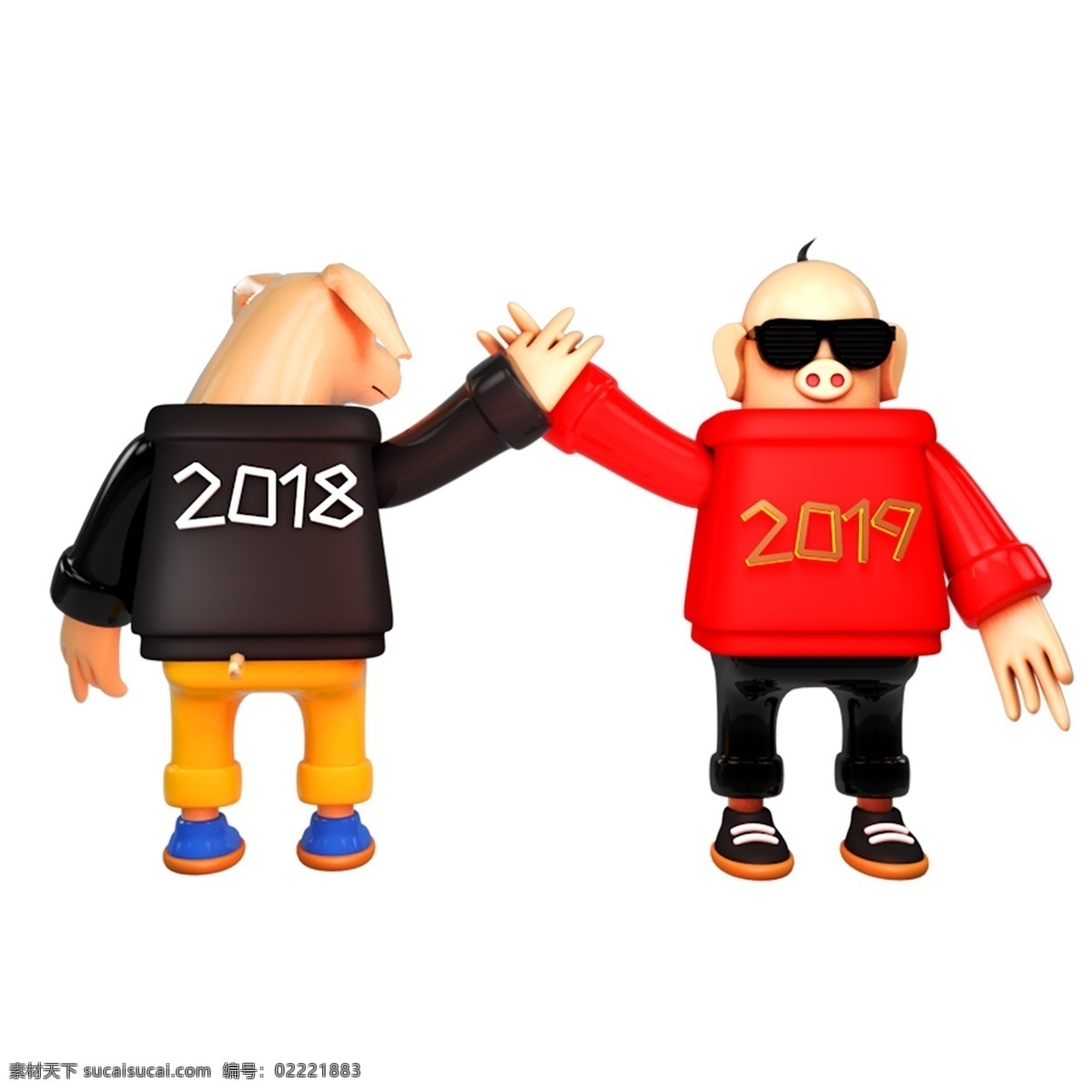 c4d 艺术 字 2019 年猪 元素 c4d艺术字 2019年 猪元素 海报主题