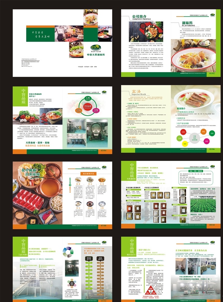 调味料 宣传画册 画册 调味料画册 食品画册 企业宣传册 宣传册 封面设计 画册设计