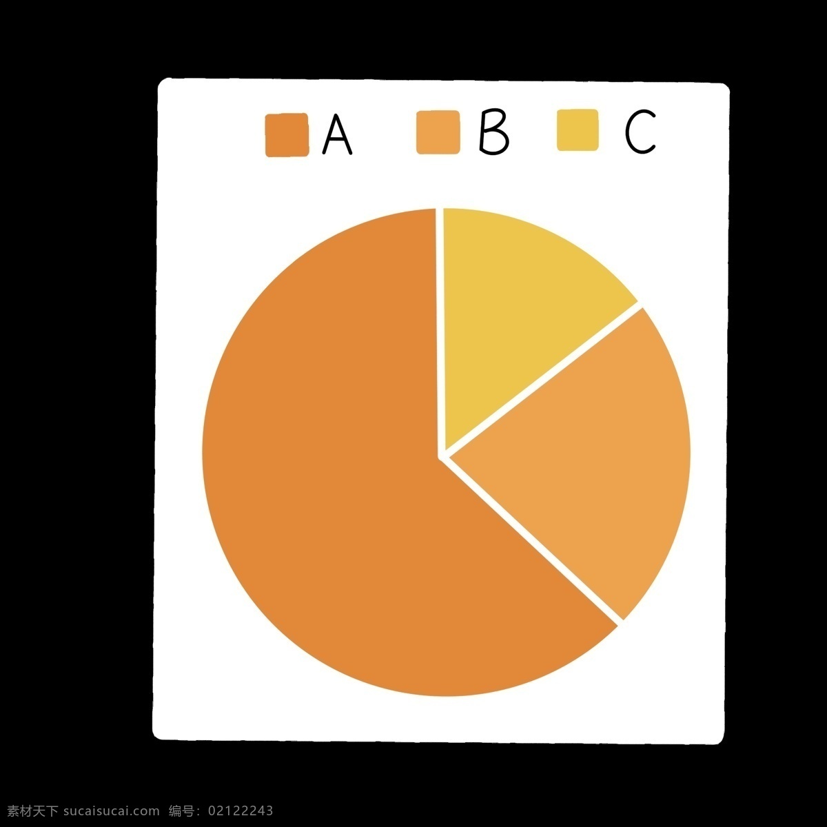 黄色 圆饼 子母 分类 标识 分开 简洁 简约 简单 卡通 ppt专用 分别介绍模板 色块 几何形体