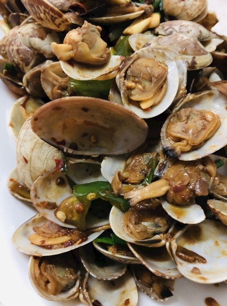 花甲 花蛤 爆炒花蛤 海鲜 餐饮美食 中式美食 中餐 传统美食
