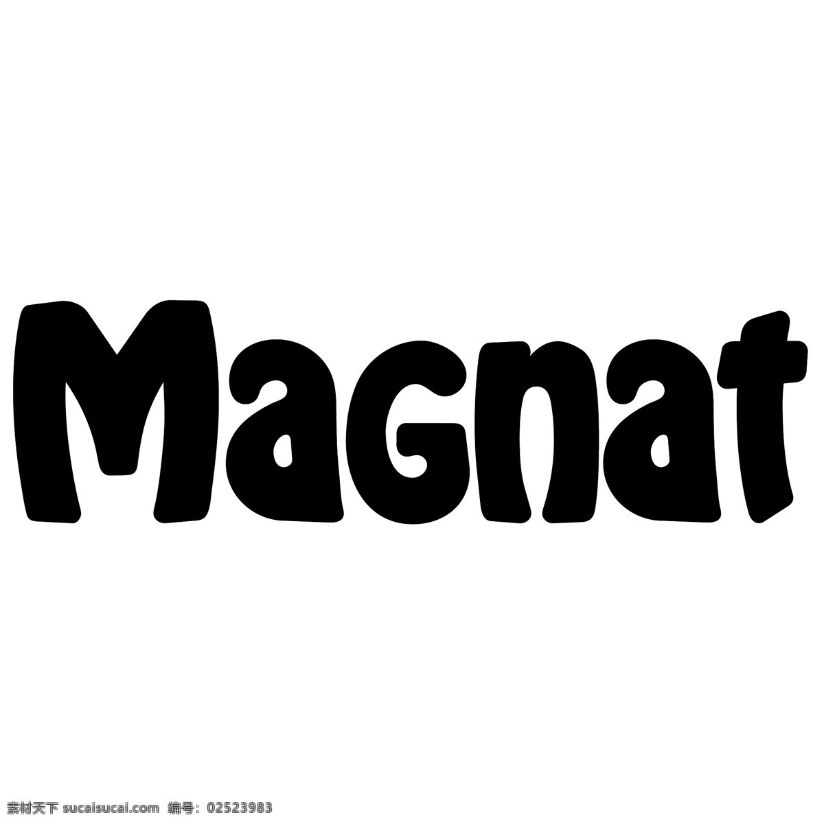 免费 magnat 标识 白色