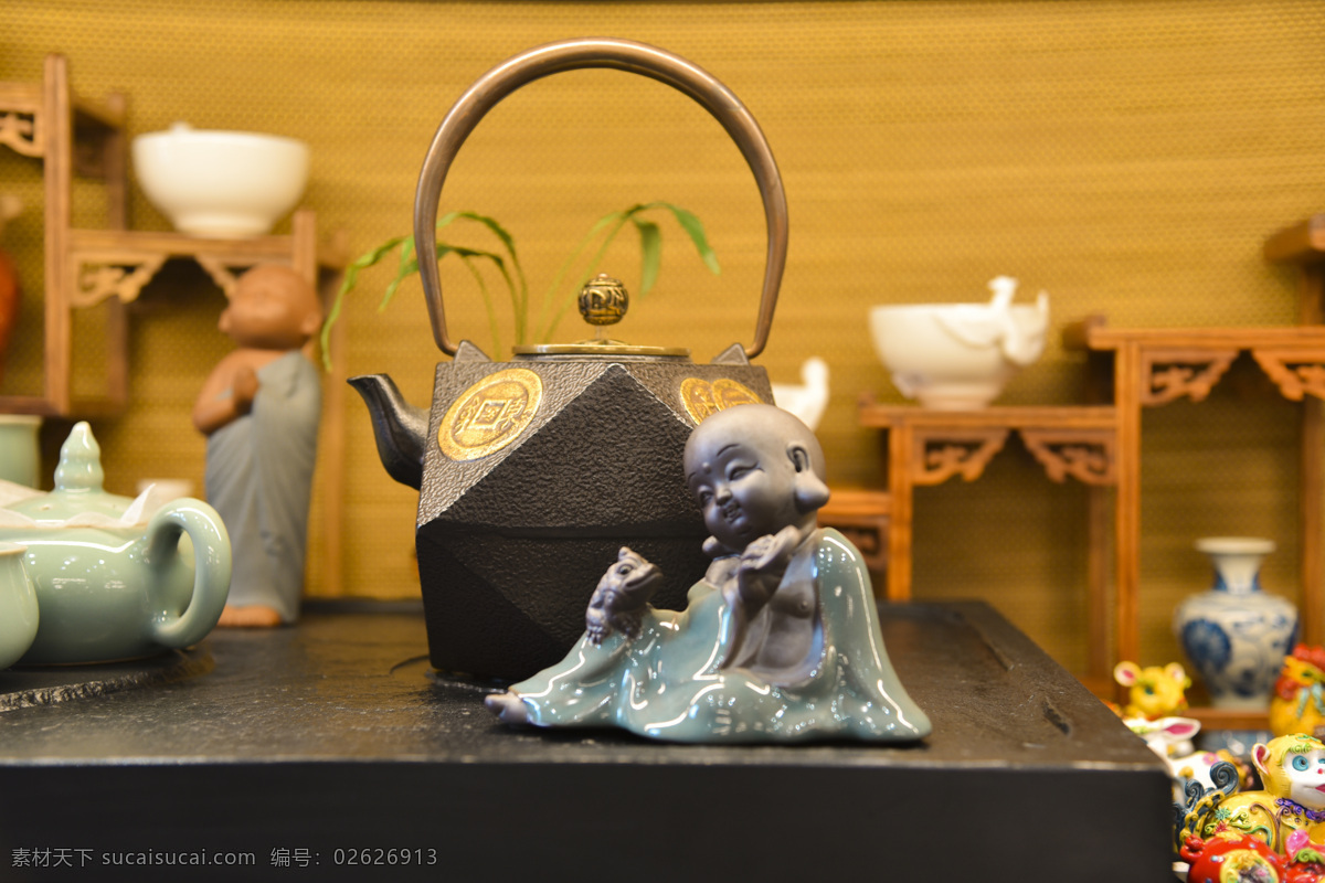 中国 古 藏 古董 水壶 古藏水壶 摆件水壶 古董水壶 中国特色水壶 小和尚摆件 文化艺术 传统文化