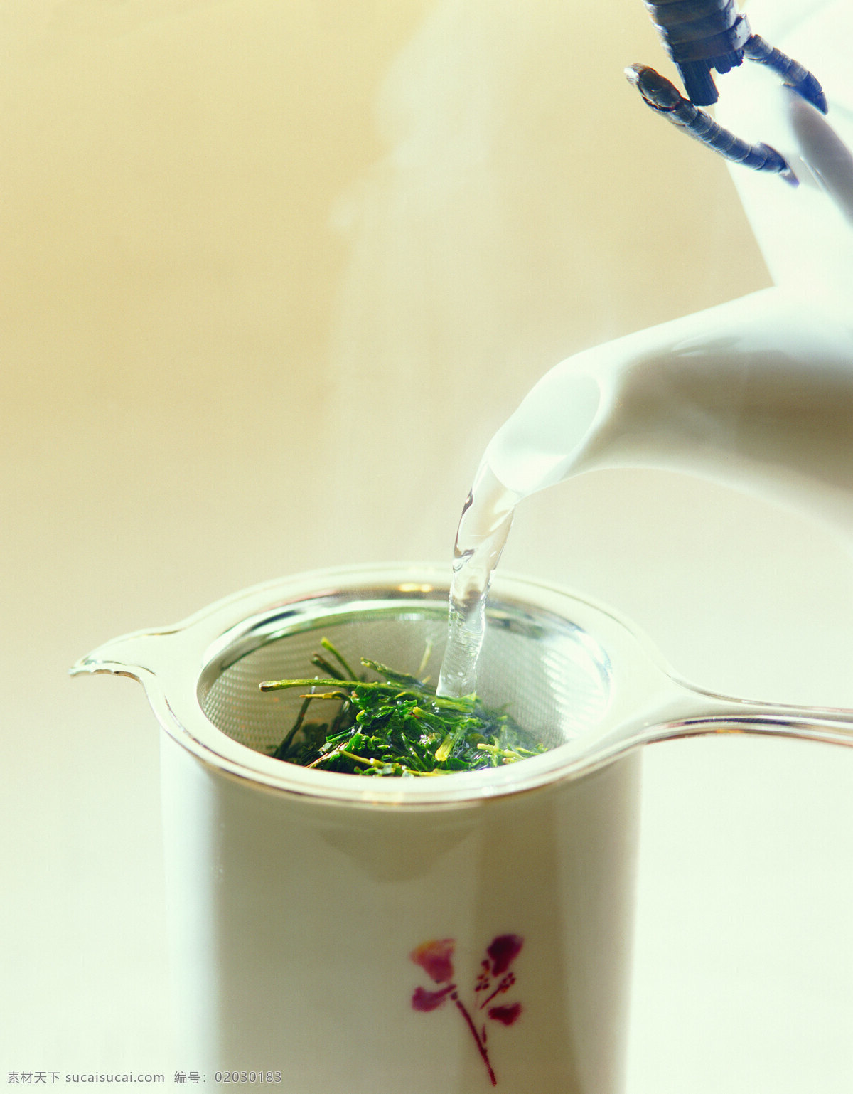 中国茶道 中国 传统 茶道 茗茶 紫砂 白色