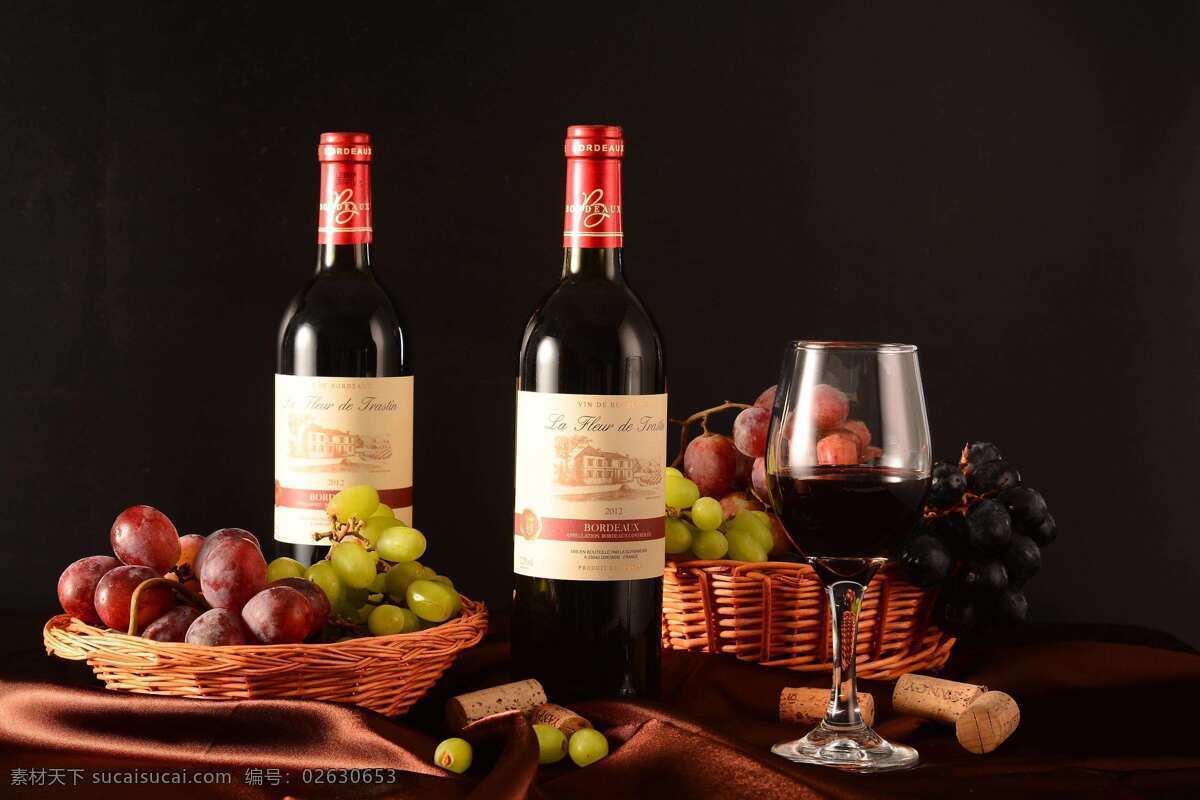 红酒葡萄图片 红酒葡萄 红酒瓶 红酒 葡萄 葡萄酒 高脚杯 生活百科 生活素材